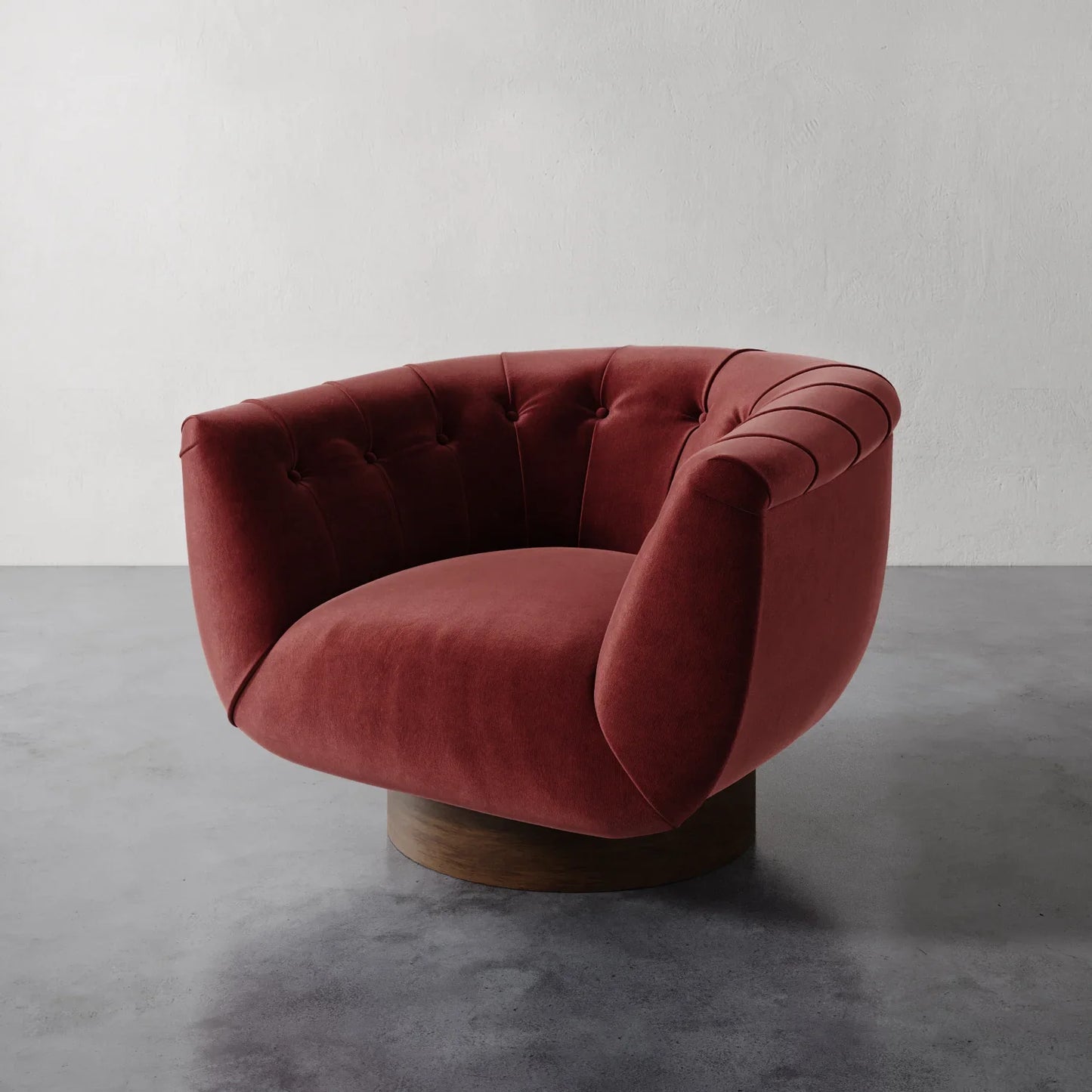 Luxury Modern Lune Swivel Chair European Style for Villa