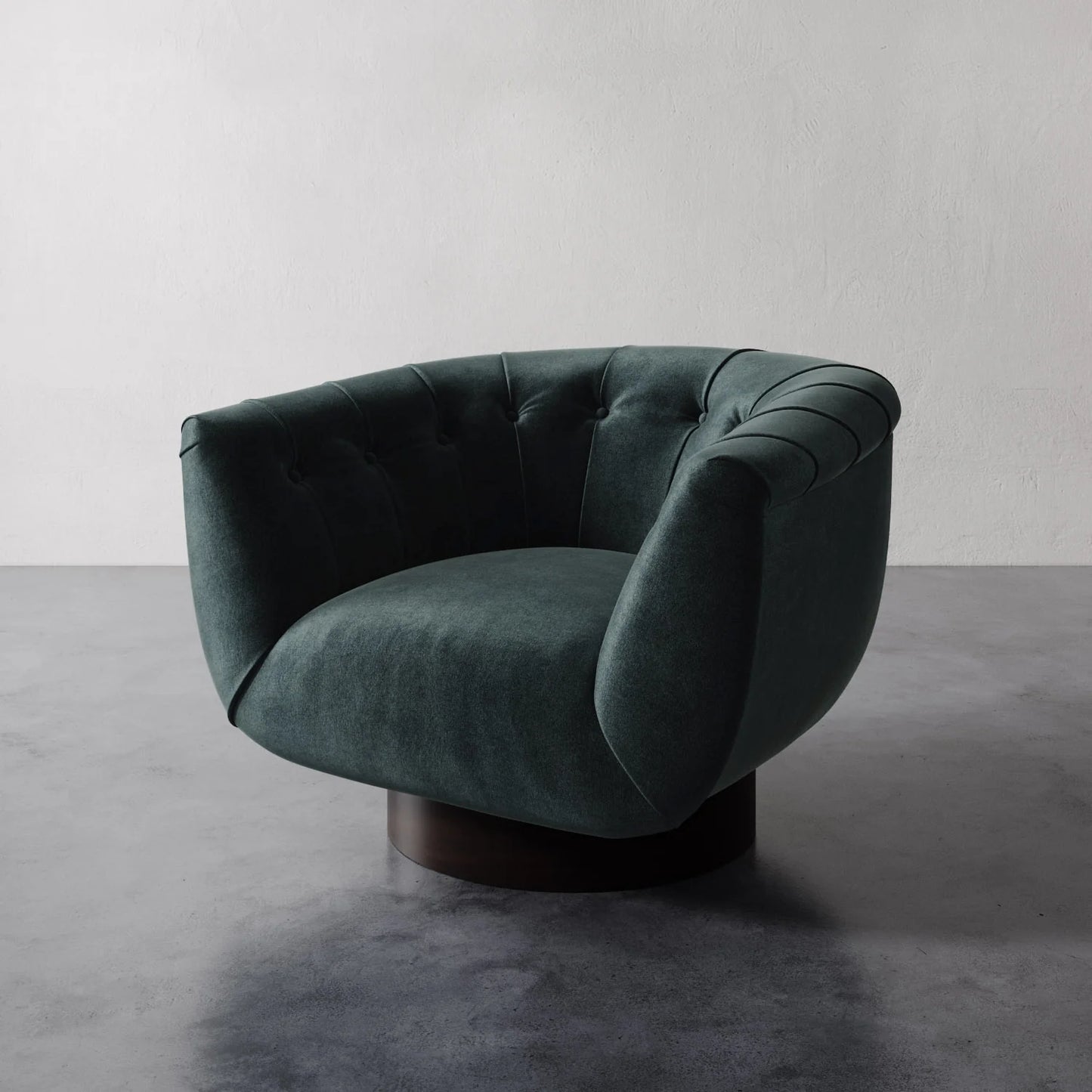 Luxury Modern Lune Swivel Chair European Style for Villa