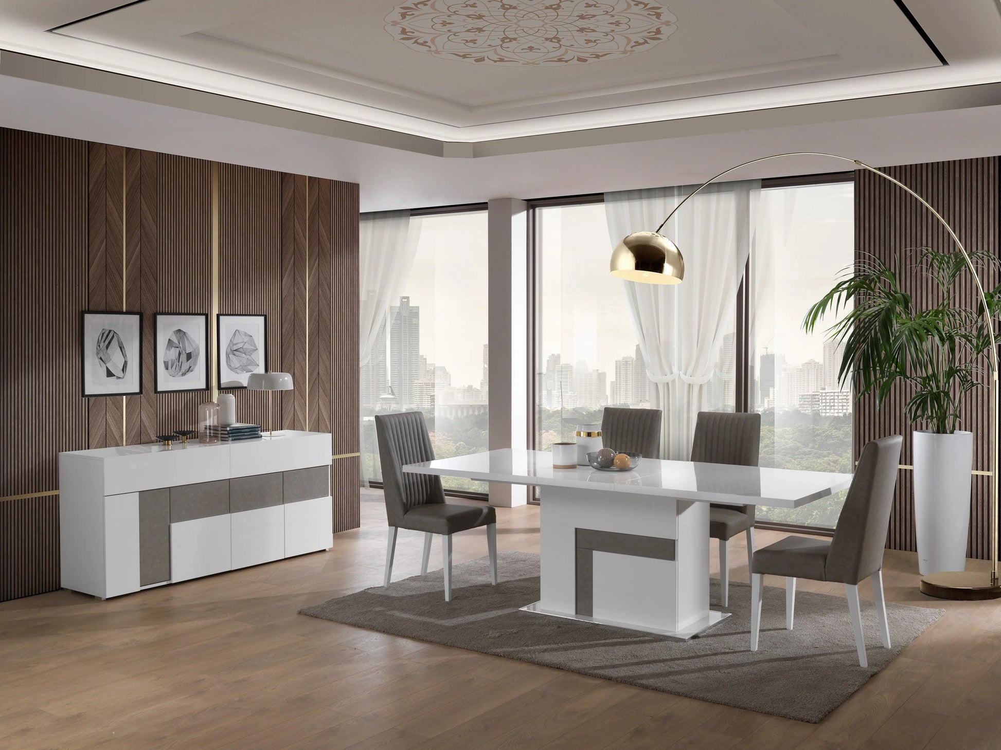 Luxury Modern Luxi Dining Table European Style for Villa