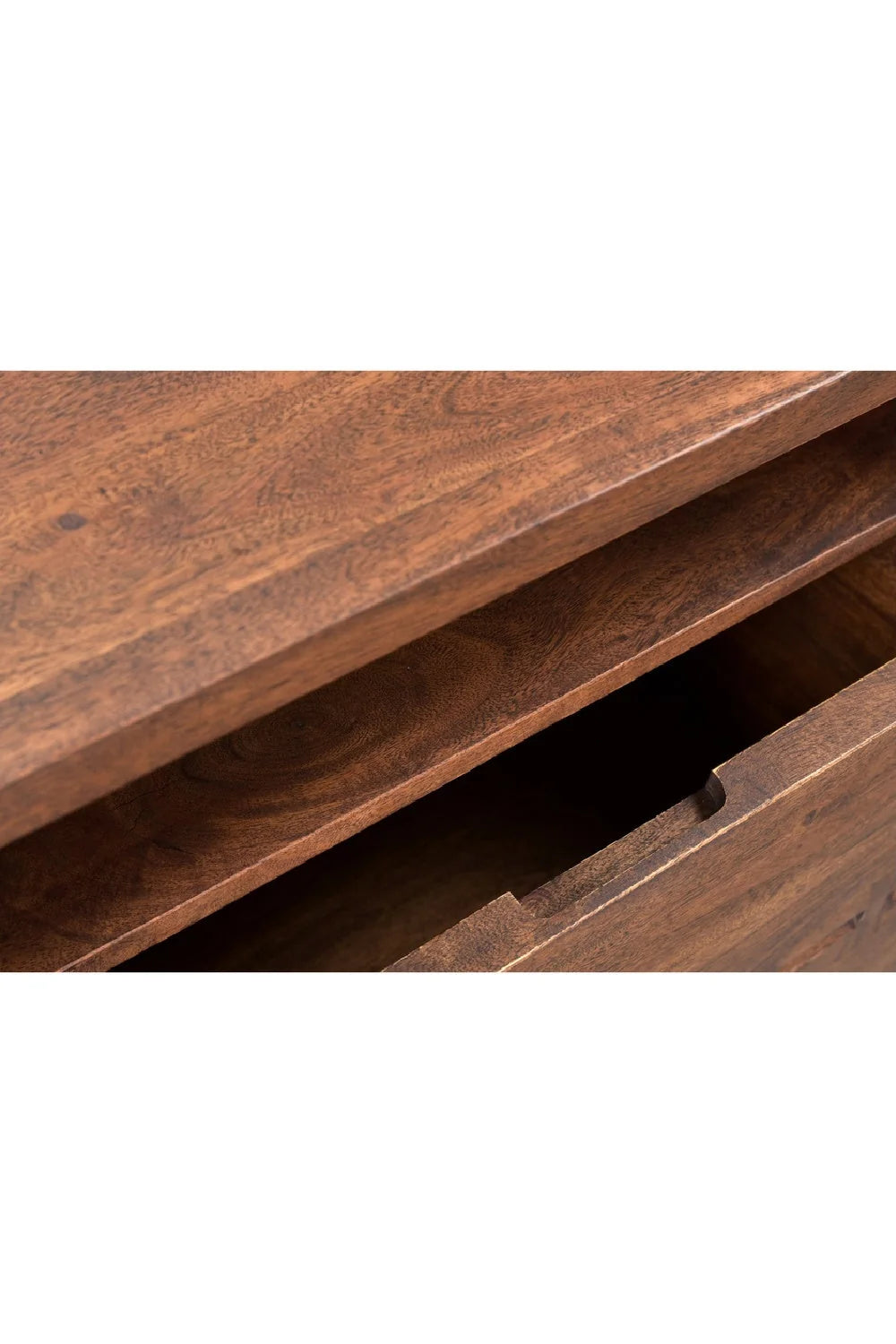 Luxury Modern Madagascar Acacia Nightstand European Style for Villa