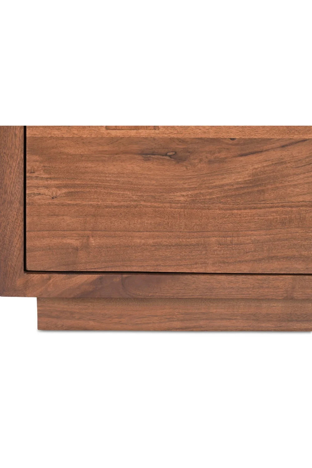 Luxury Modern Madagascar Acacia Nightstand European Style for Villa