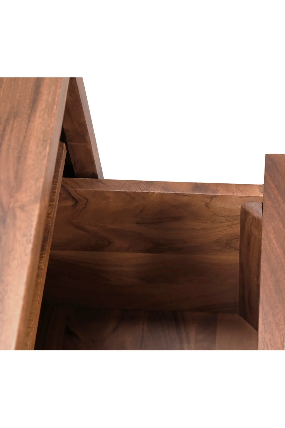 Luxury Modern Madagascar Acacia Nightstand European Style for Villa