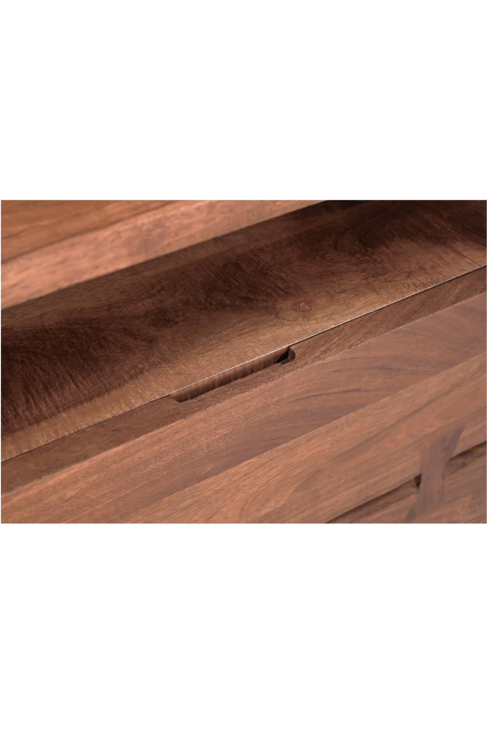 Luxury Modern Madagascar Acacia Nightstand European Style for Villa