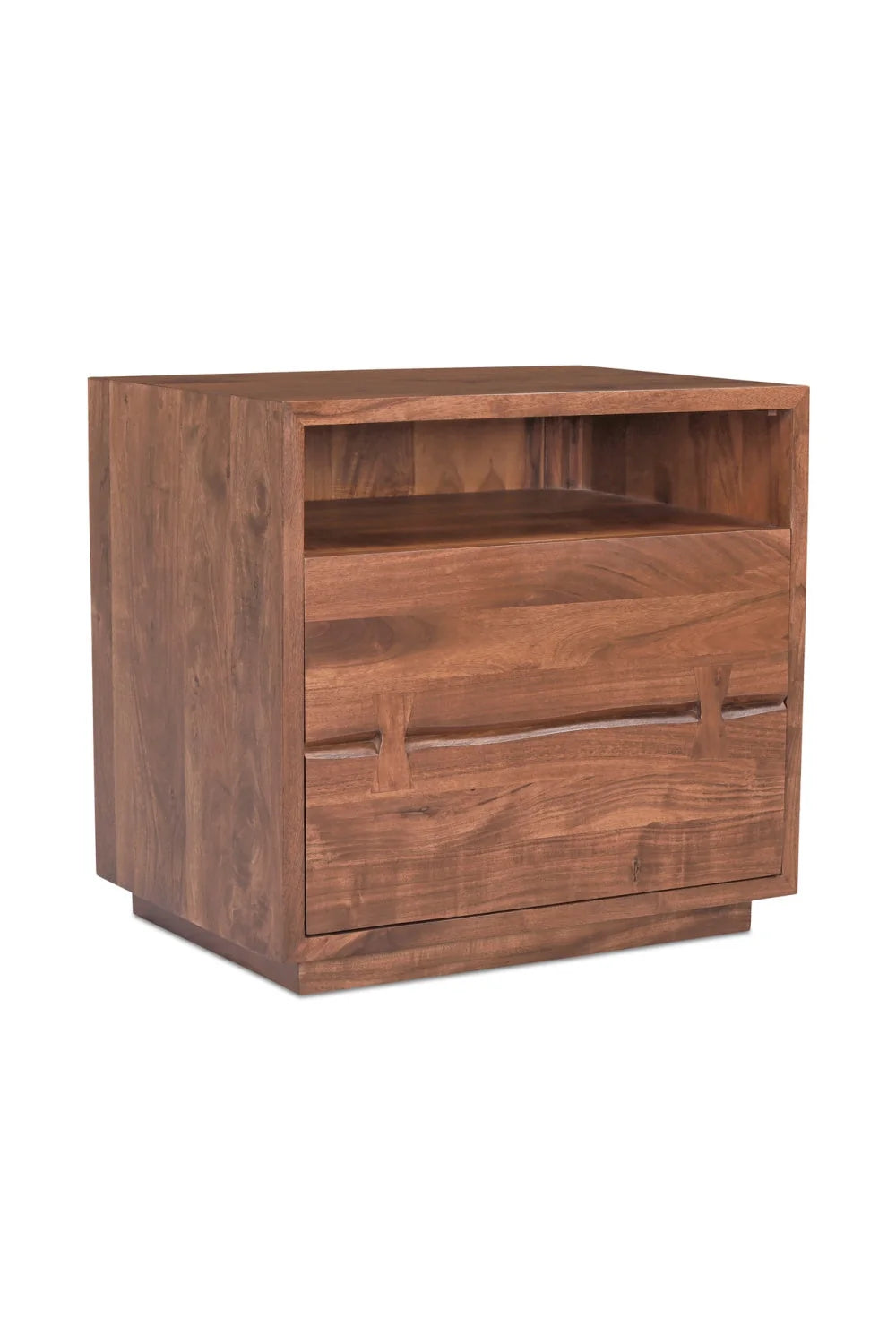 Luxury Modern Madagascar Acacia Nightstand European Style for Villa