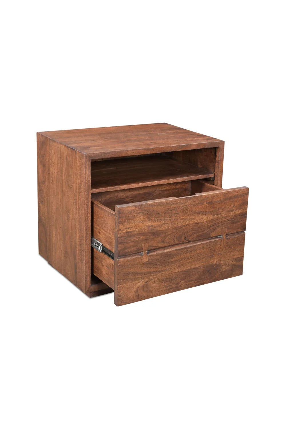 Luxury Modern Madagascar Acacia Nightstand European Style for Villa