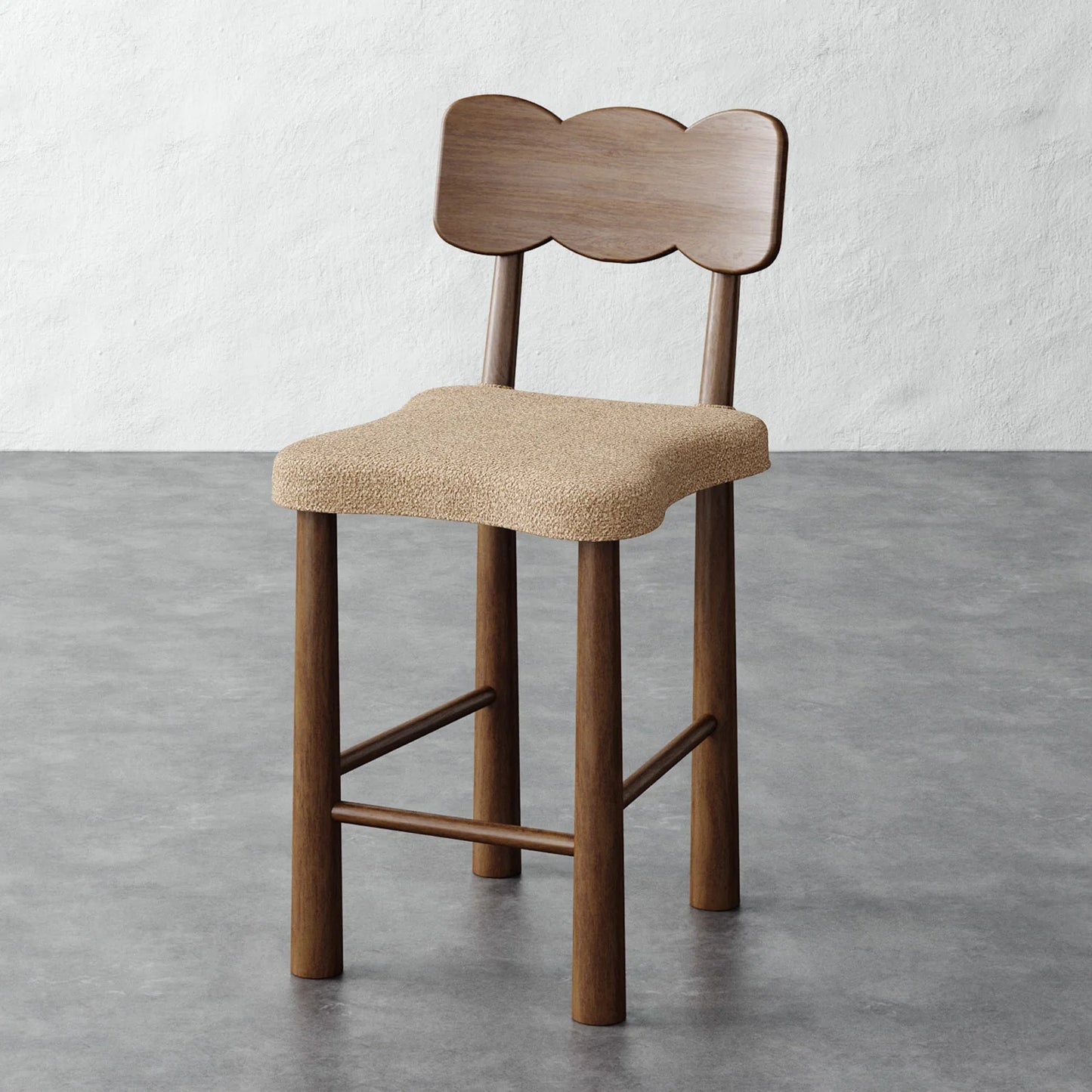 Luxury Modern Madeleine Counter Stool European Style for Villa