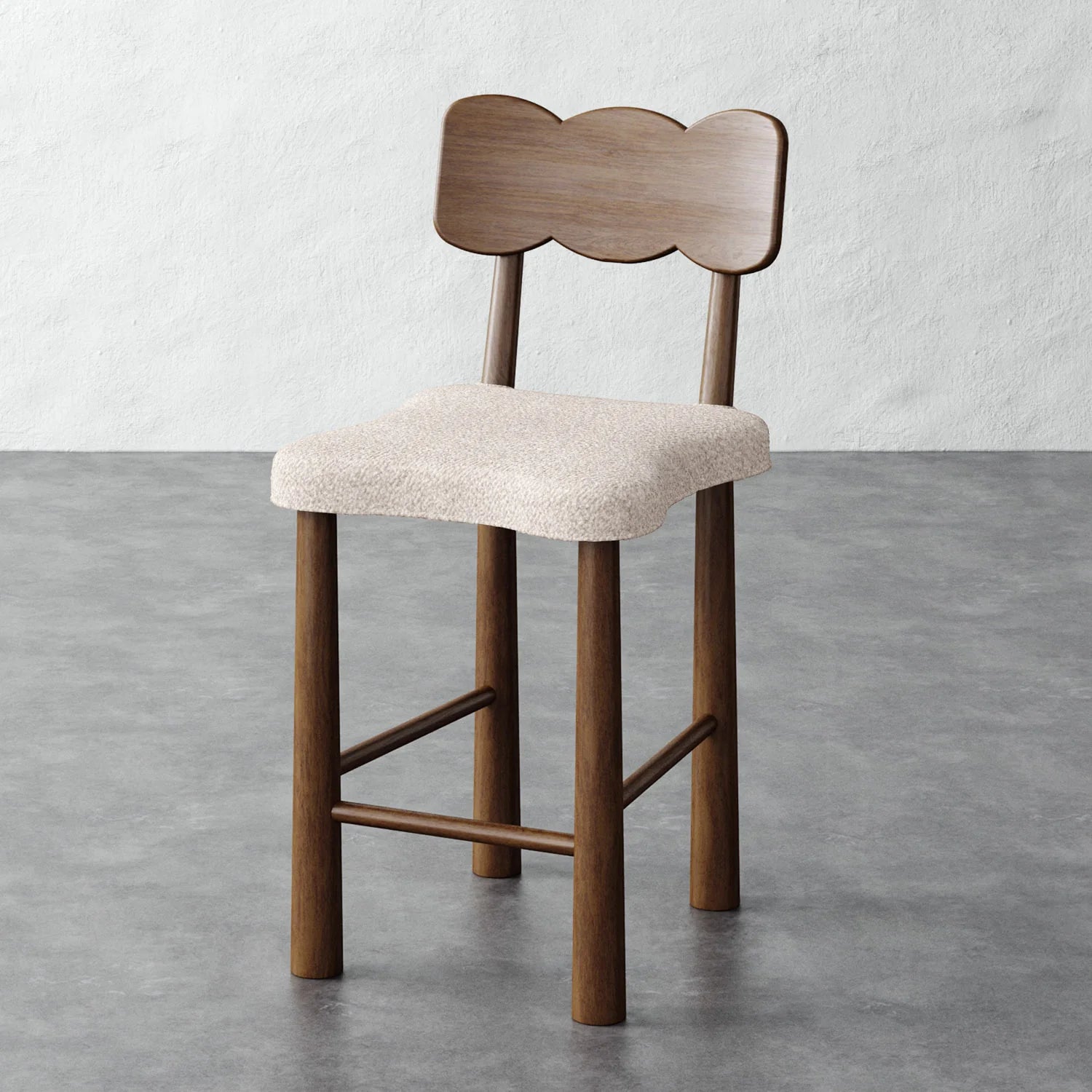 Luxury Modern Madeleine Counter Stool European Style for Villa