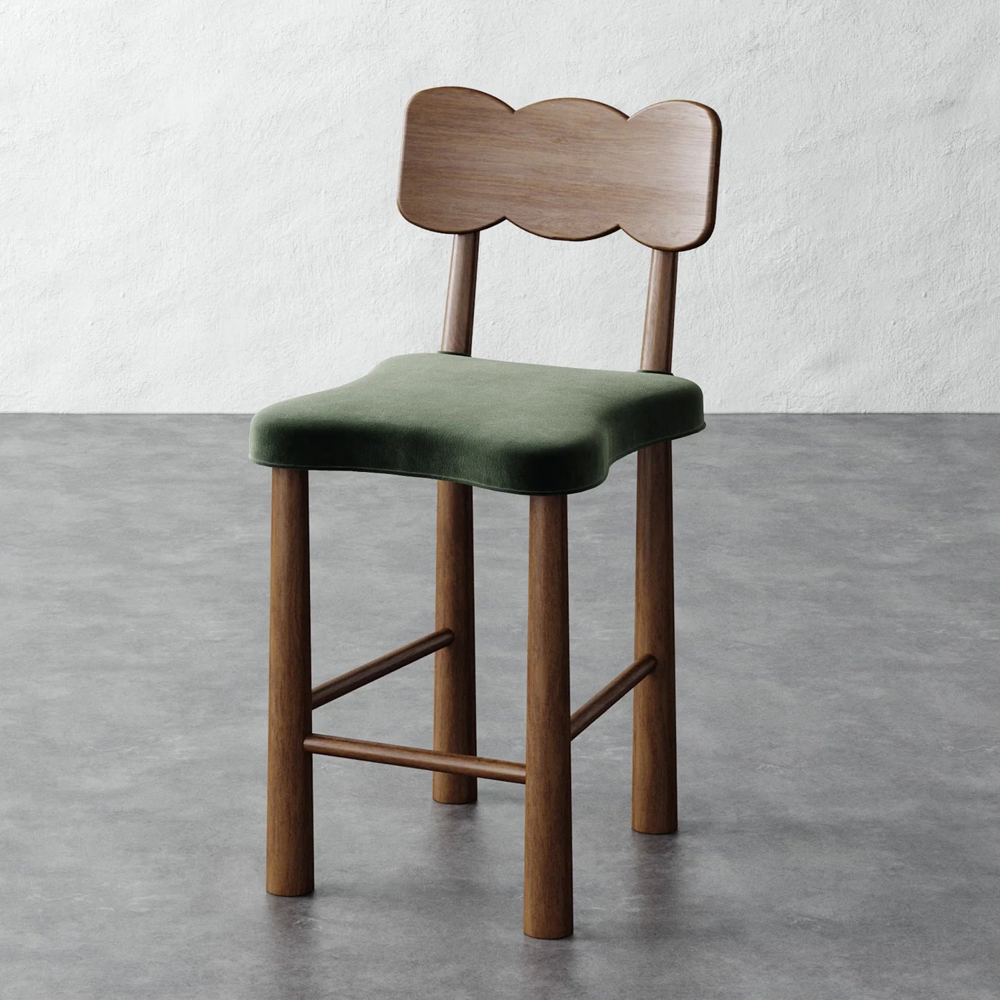 Luxury Modern Madeleine Counter Stool European Style for Villa