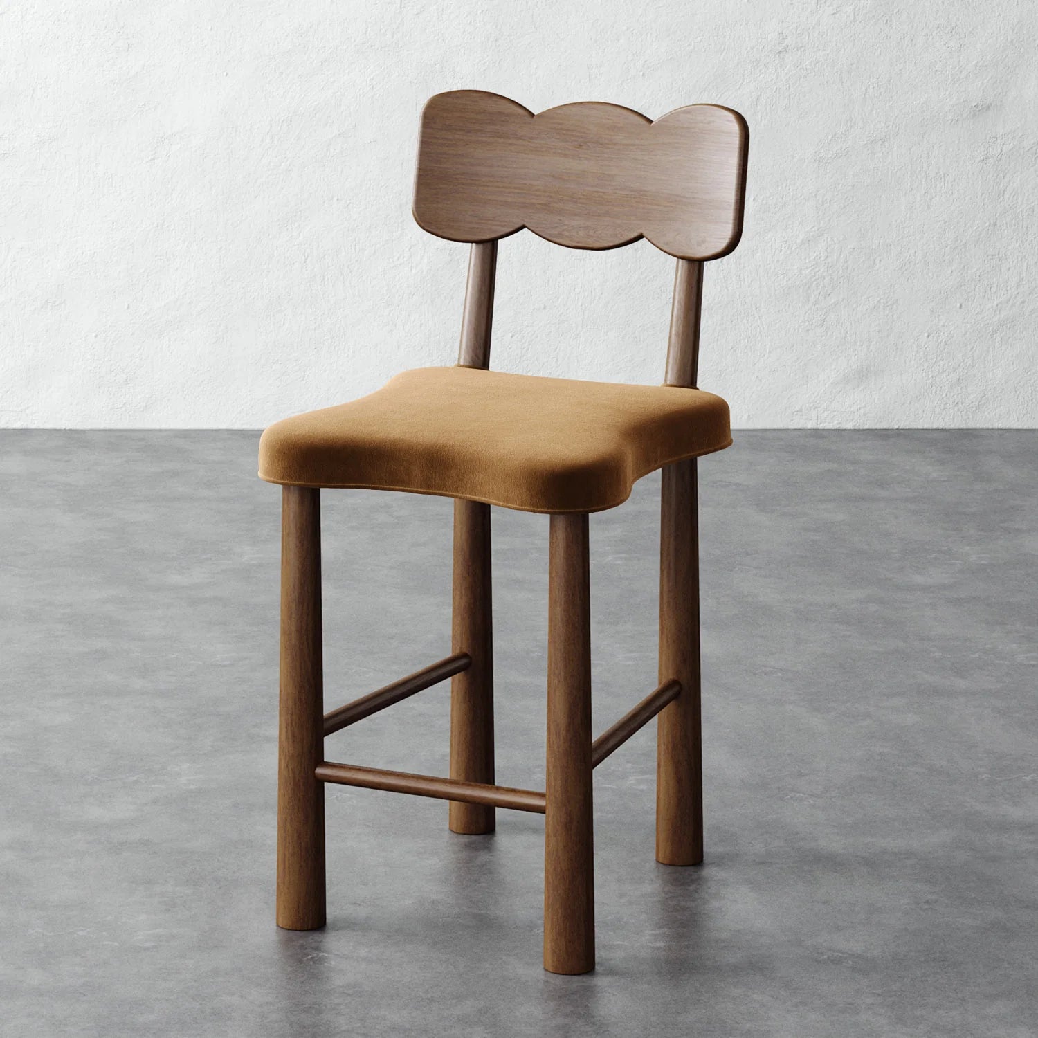 Luxury Modern Madeleine Counter Stool European Style for Villa