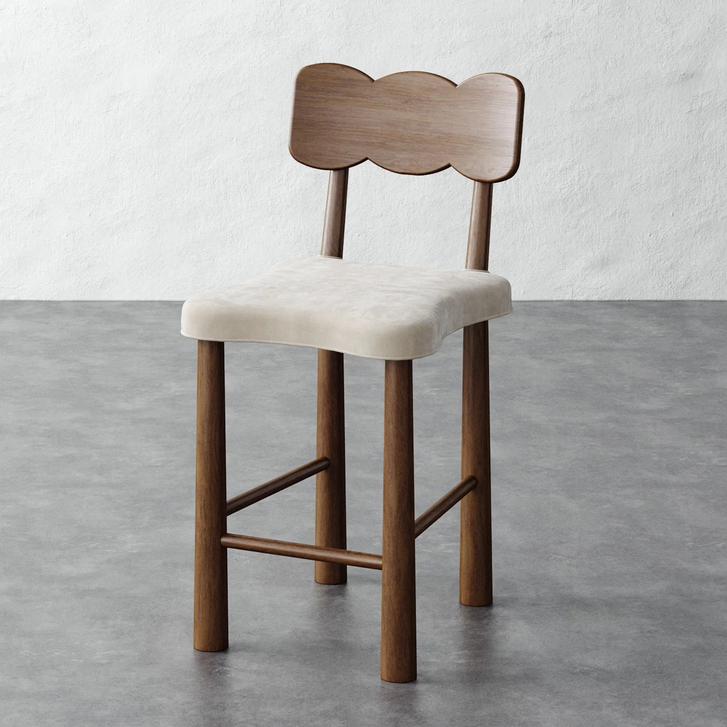 Luxury Modern Madeleine Counter Stool European Style for Villa