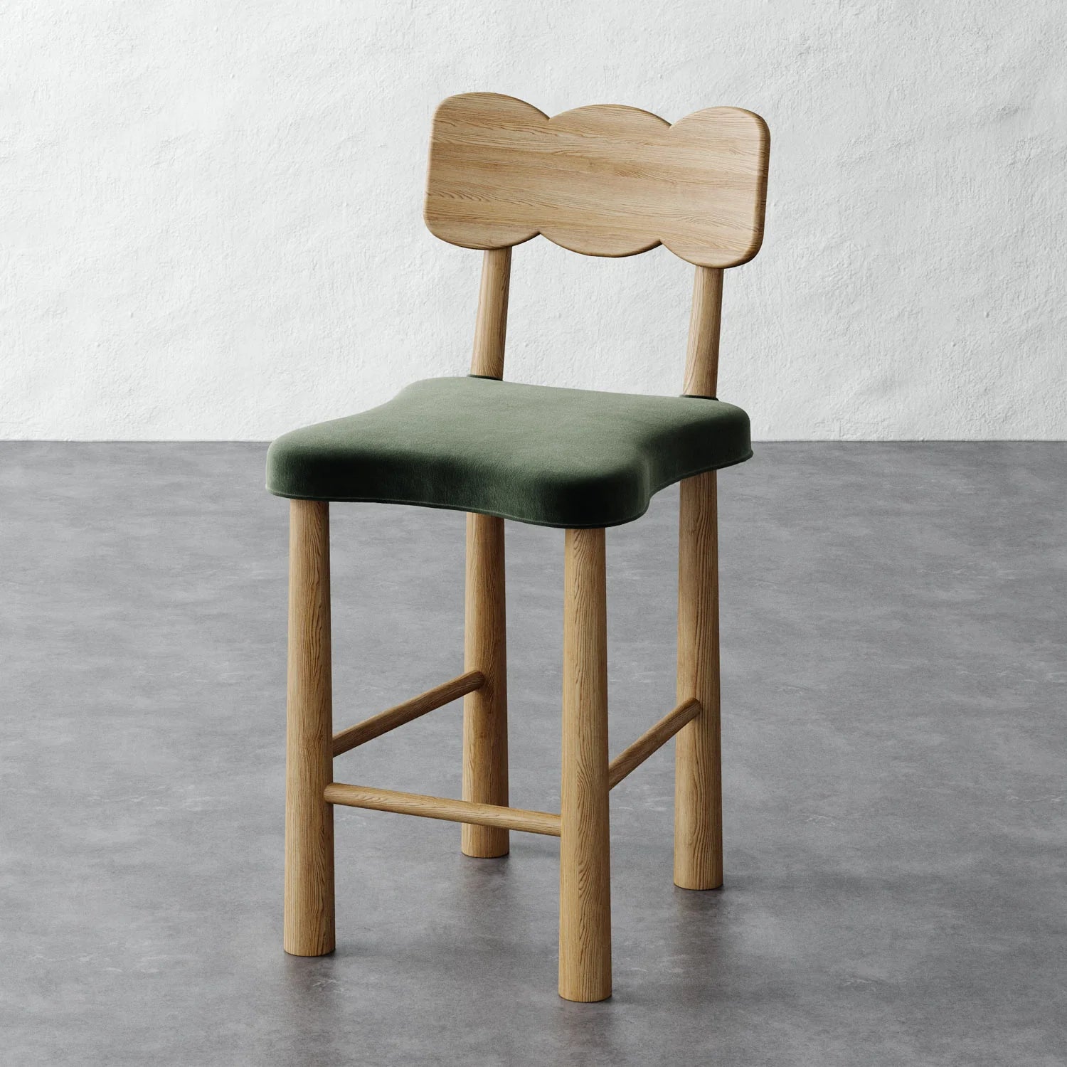 Luxury Modern Madeleine Counter Stool European Style for Villa