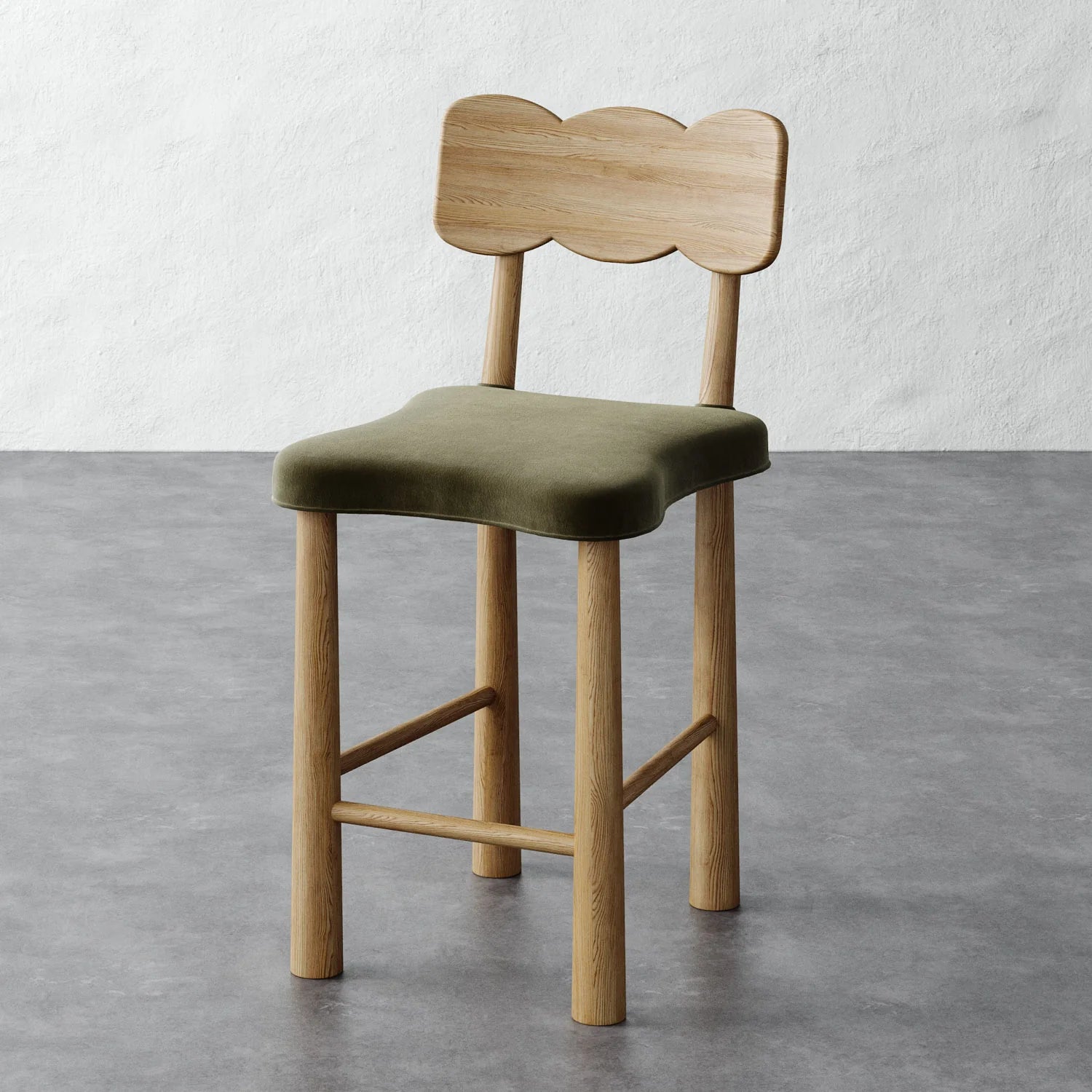 Luxury Modern Madeleine Counter Stool European Style for Villa