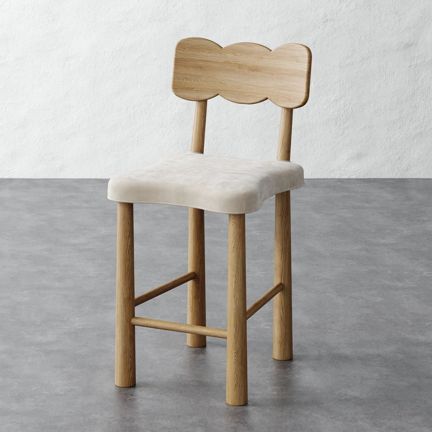 Luxury Modern Madeleine Counter Stool European Style for Villa