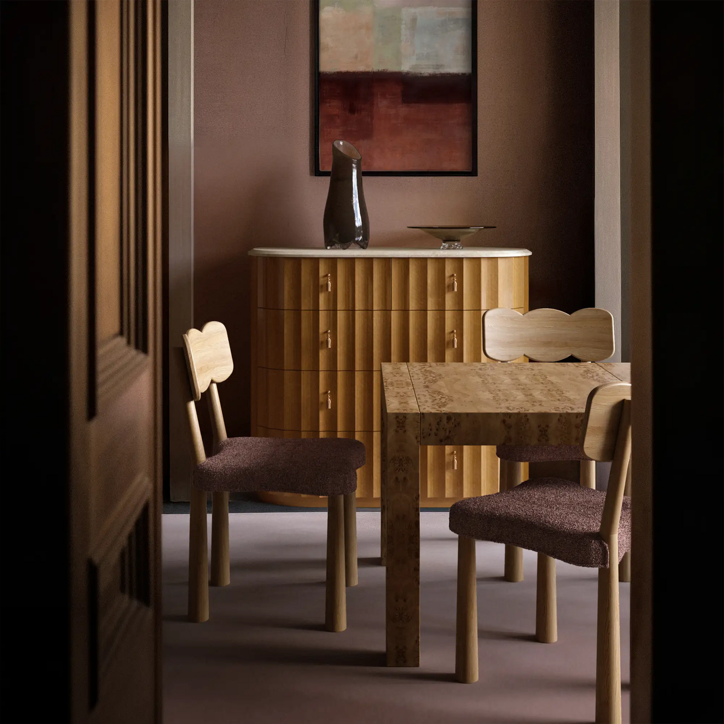 Luxury Modern Madeleine Dining Chair European Style for Villa