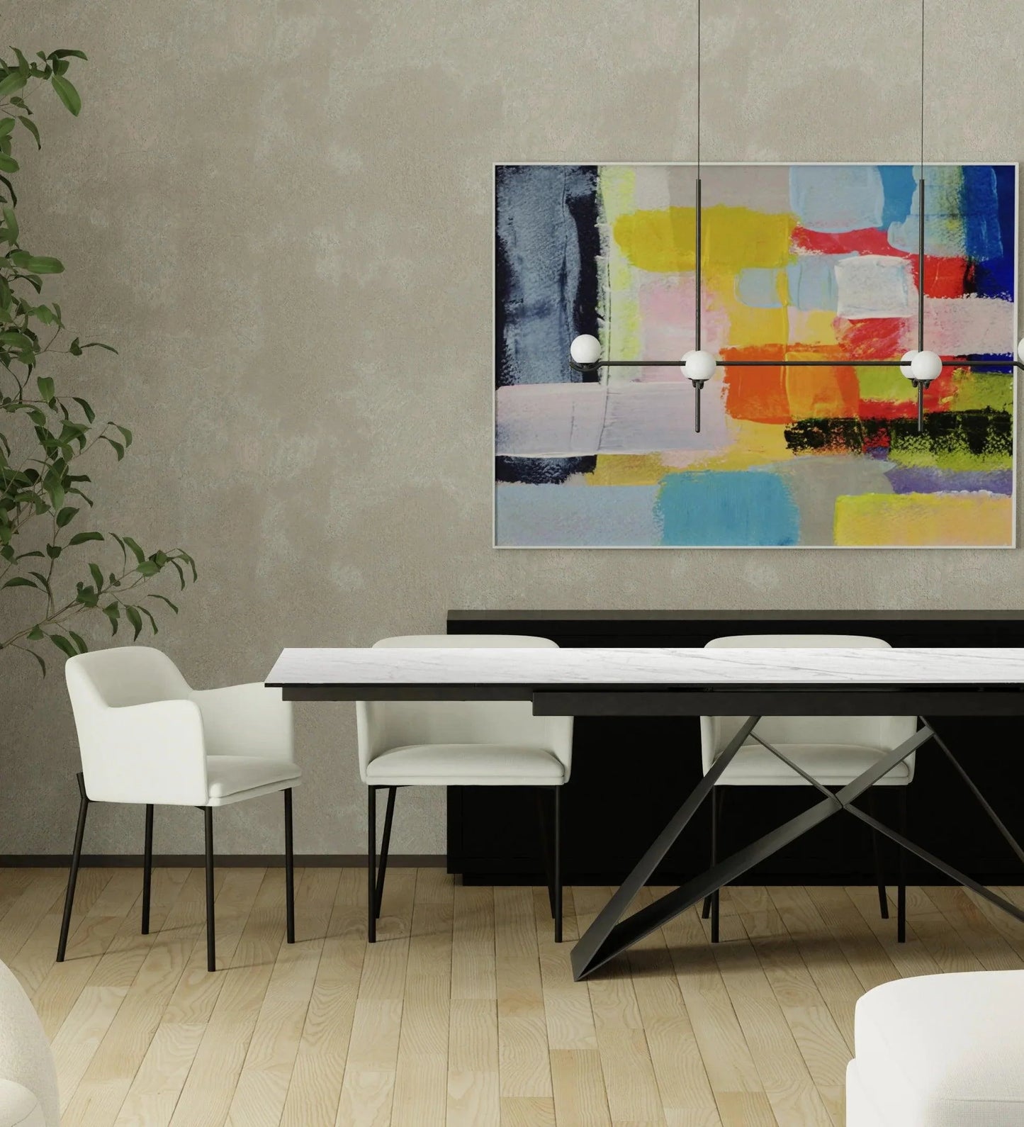 Luxury Modern Madrid Dining Table European Style for Villa