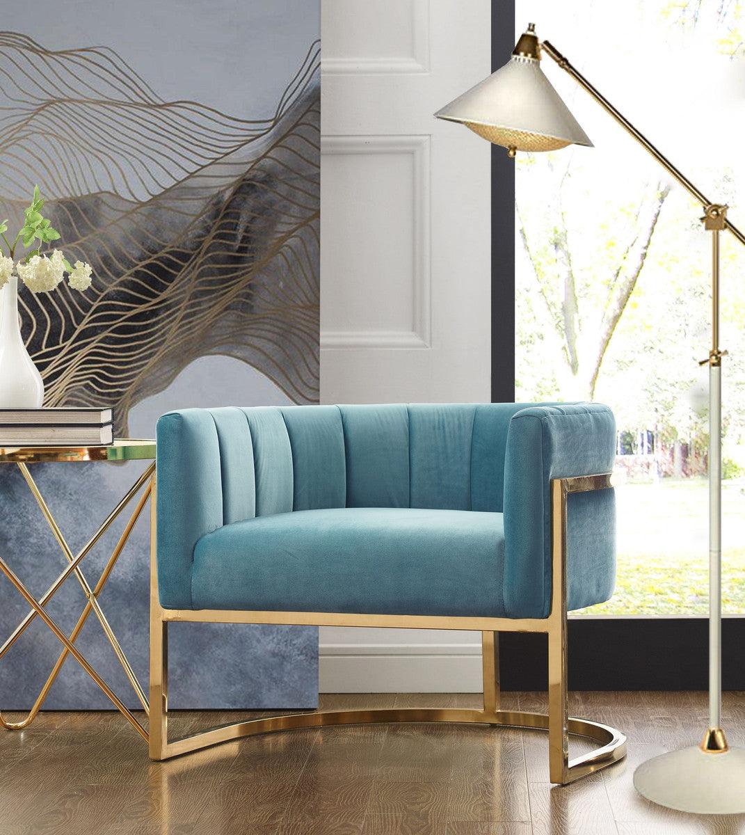 Luxury Modern Magna Accent Chair European Style for Villa