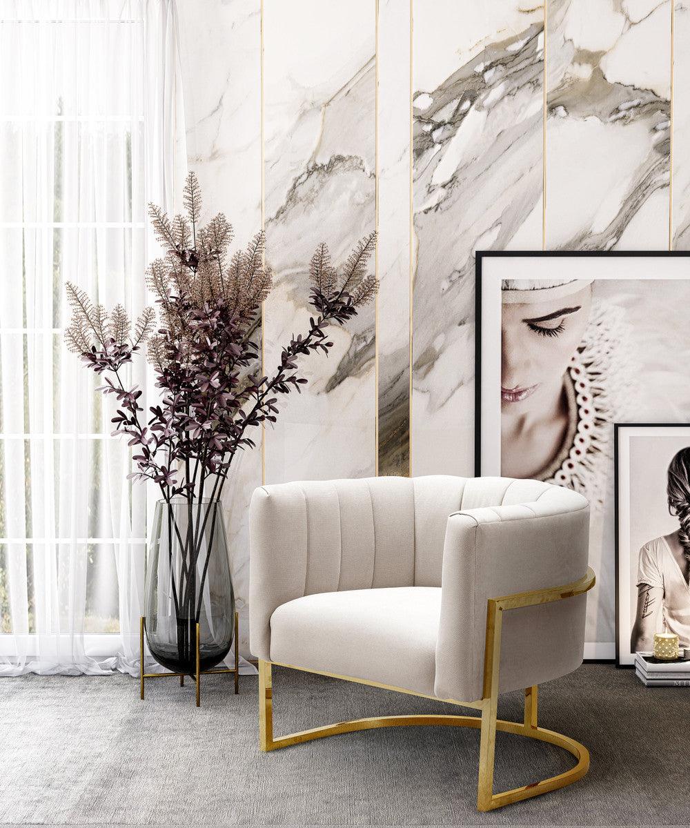 Luxury Modern Magna Accent Chair European Style for Villa