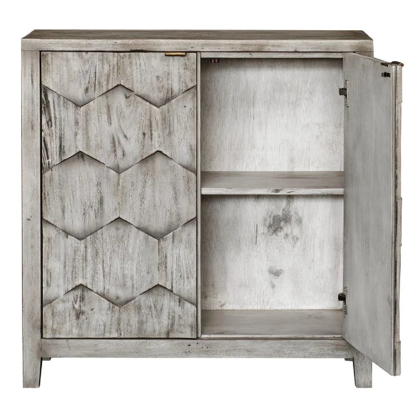 Luxury Modern Mahogany Wood 2-Door Cabinet European Style for Villa