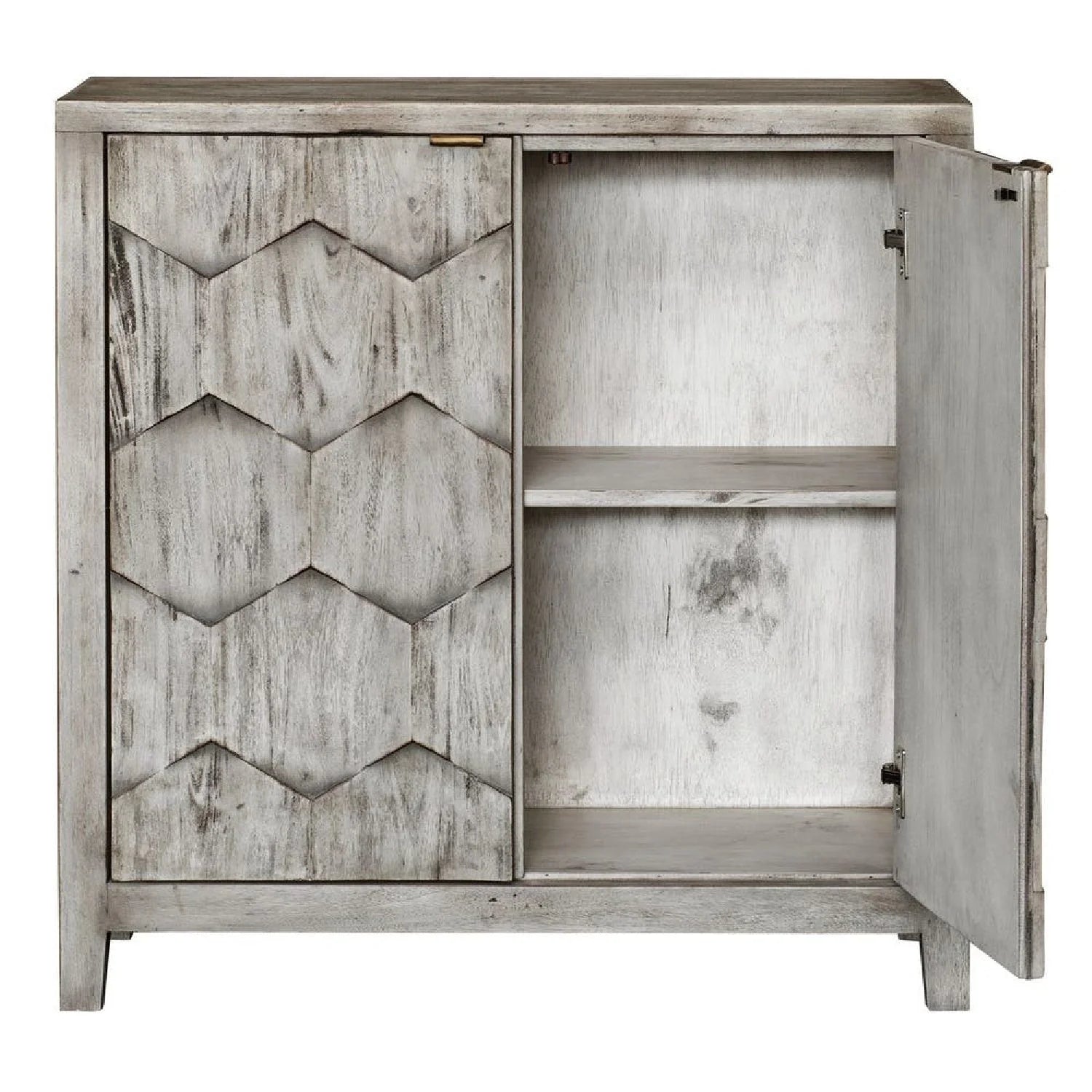 Luxury Modern Mahogany Wood 2-Door Cabinet European Style for Villa