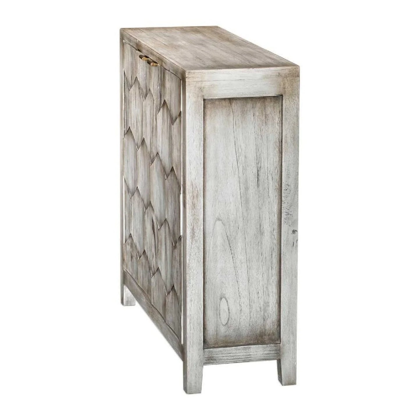 Luxury Modern Mahogany Wood 2-Door Cabinet European Style for Villa