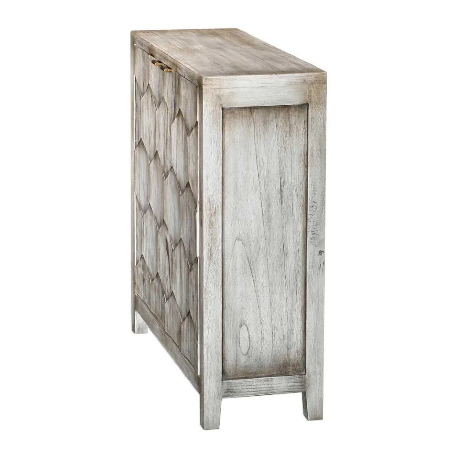 Luxury Modern Mahogany Wood 2-Door Cabinet European Style for Villa