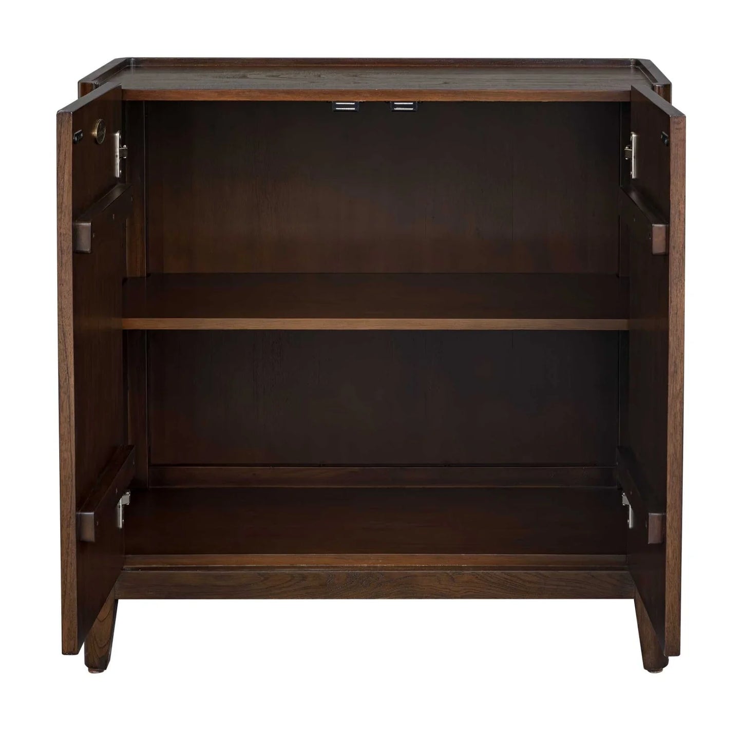 Luxury Modern Mahogany Wood 2-Door Cabinet European Style for Villa