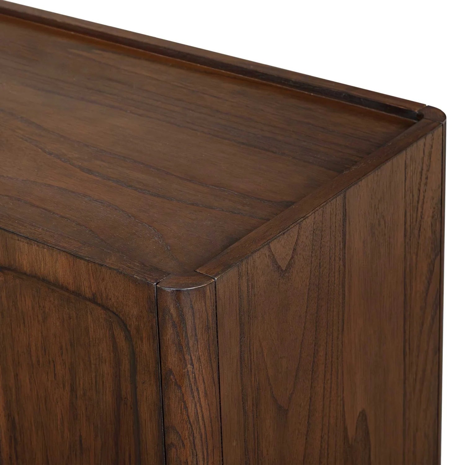 Luxury Modern Mahogany Wood 2-Door Cabinet European Style for Villa