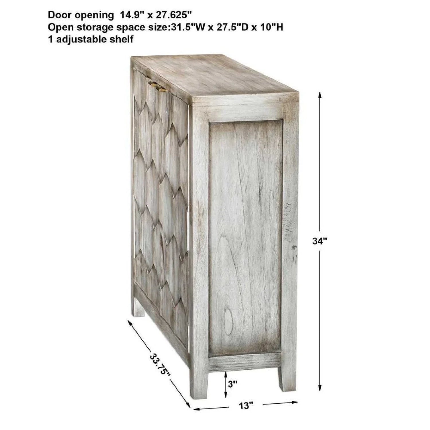 Luxury Modern Mahogany Wood 2-Door Cabinet European Style for Villa