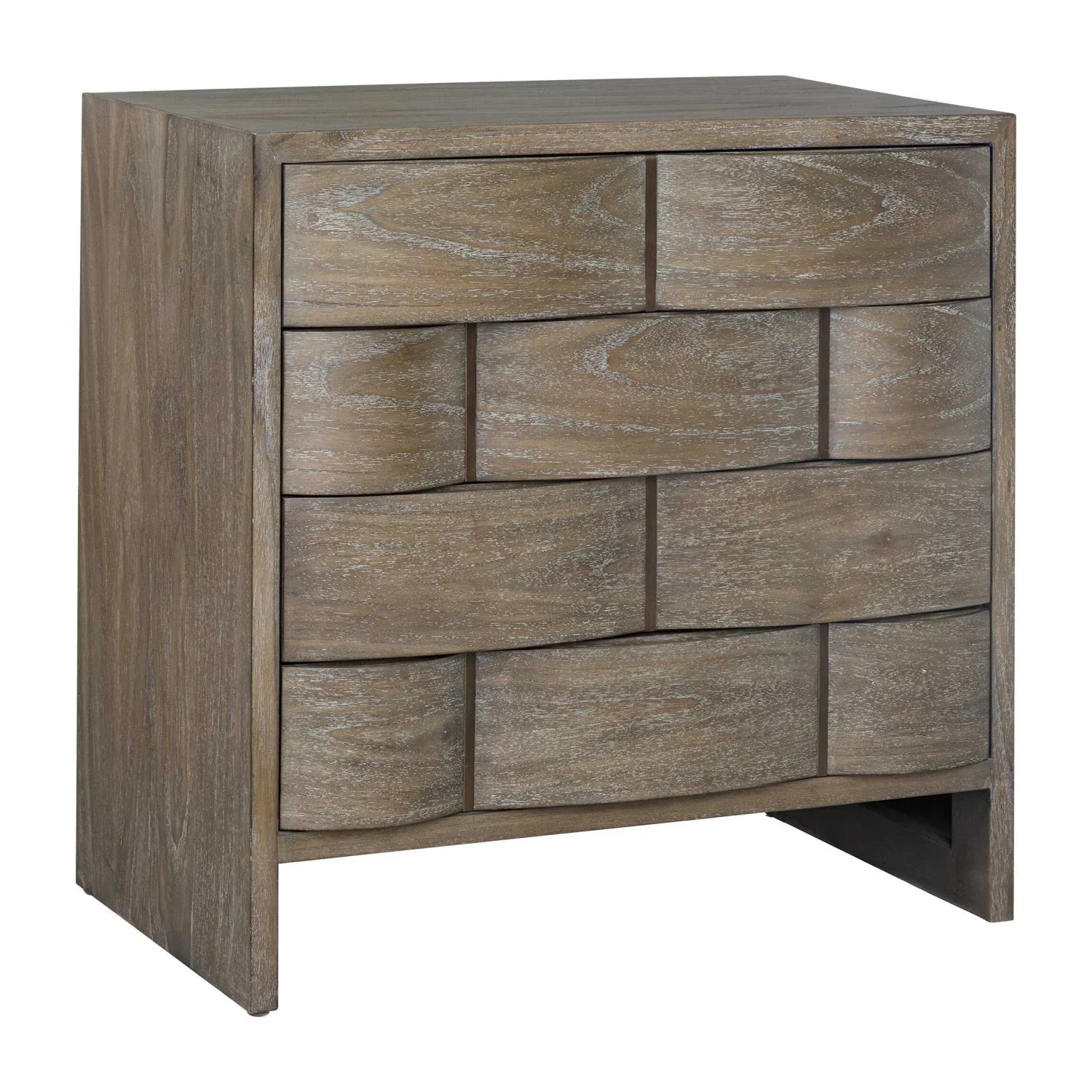 Luxury Modern Mahogany Wood 4-Drawer Chest European Style for Villa