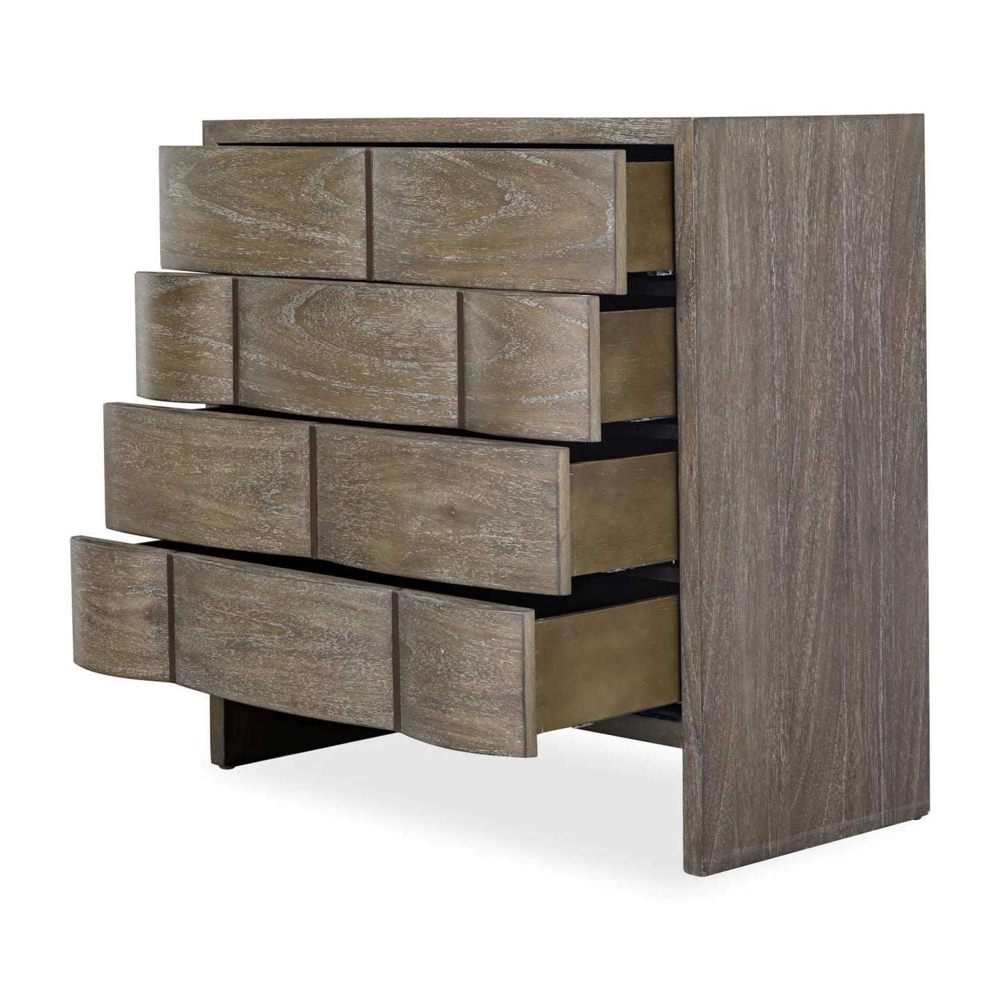 Luxury Modern Mahogany Wood 4-Drawer Chest European Style for Villa
