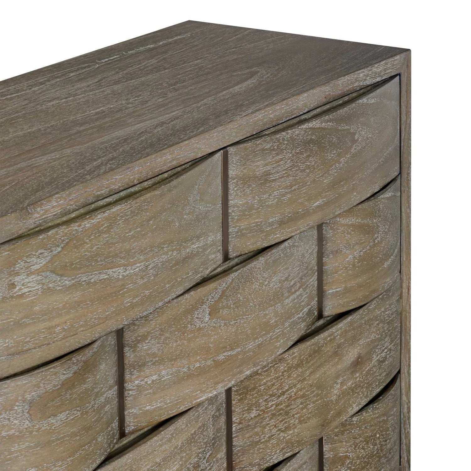 Luxury Modern Mahogany Wood 4-Drawer Chest European Style for Villa
