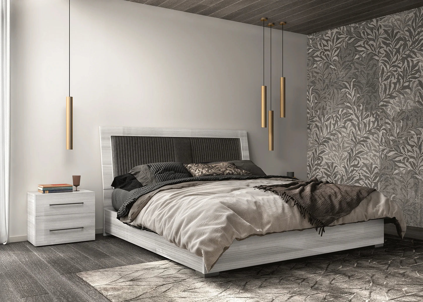 Luxury Modern Malta Bedroom Collection European Style for Villa