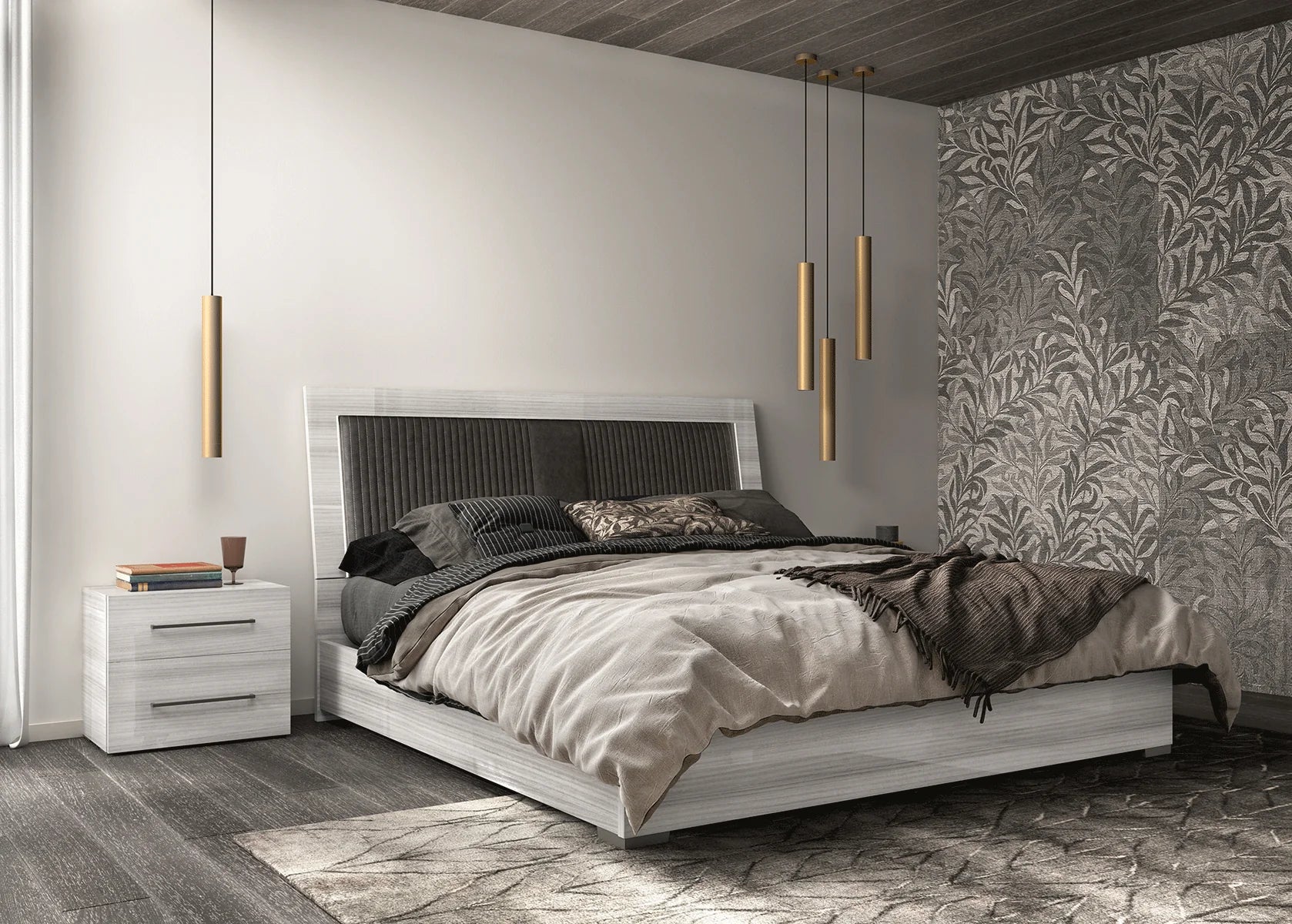 Luxury Modern Malta Bedroom Collection European Style for Villa