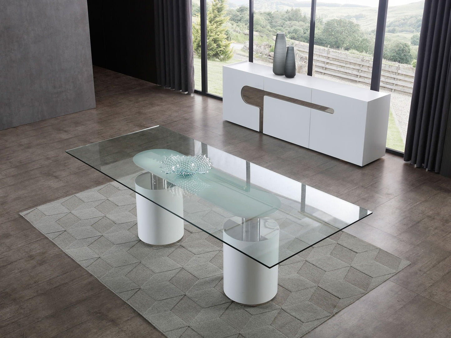 Luxury Modern Mandarin Dining Table European Style for Villa