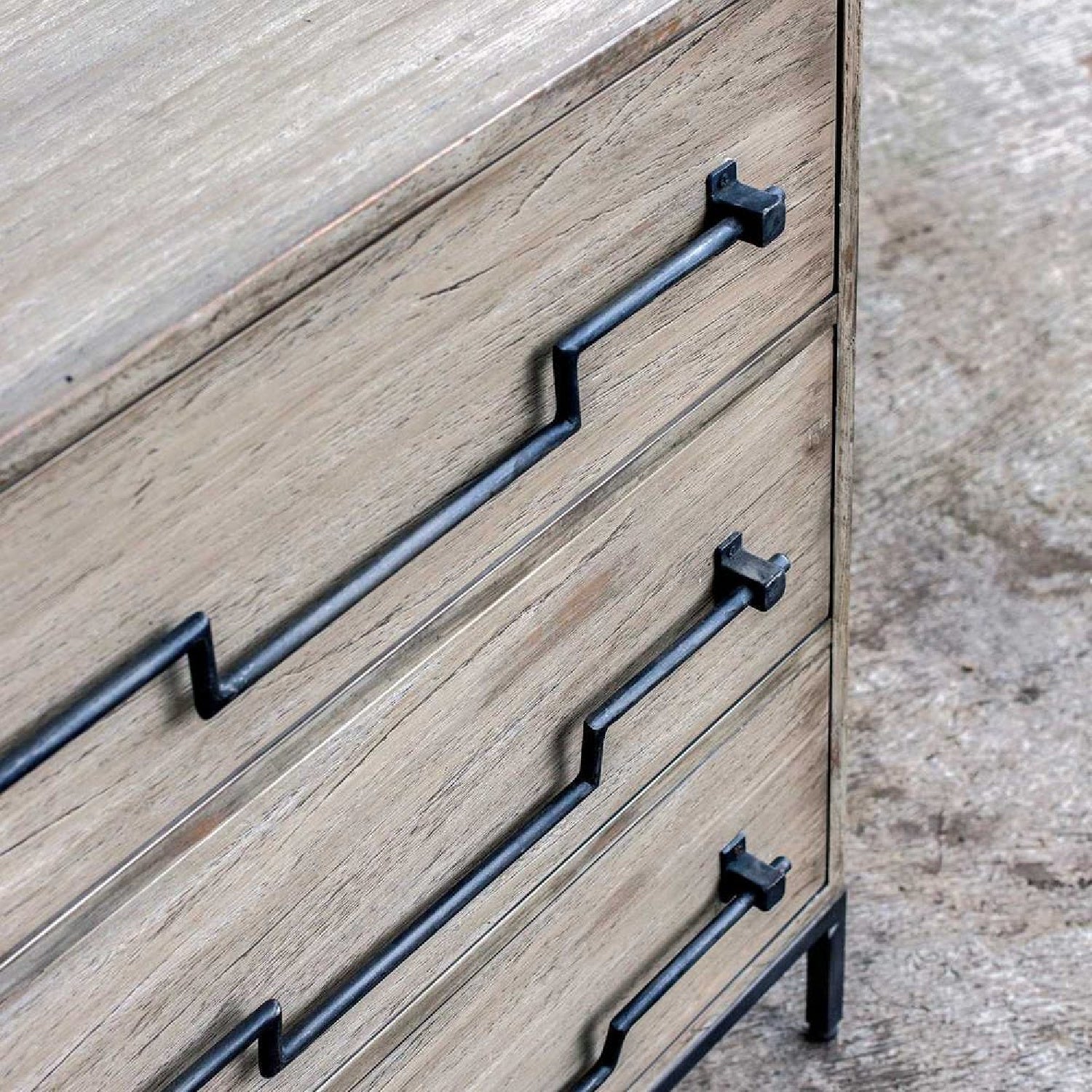 Luxury Modern Mango Wood Chest European Style for Villa