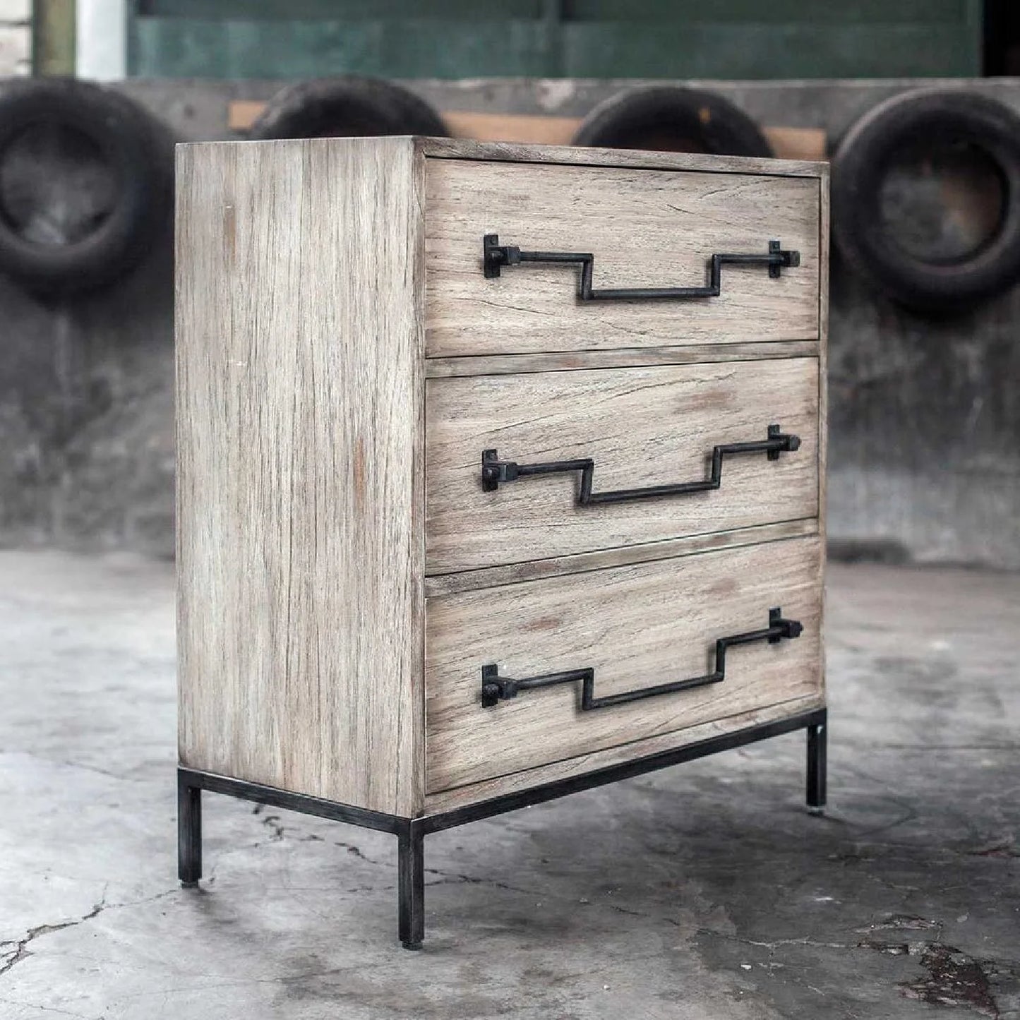Luxury Modern Mango Wood Chest European Style for Villa