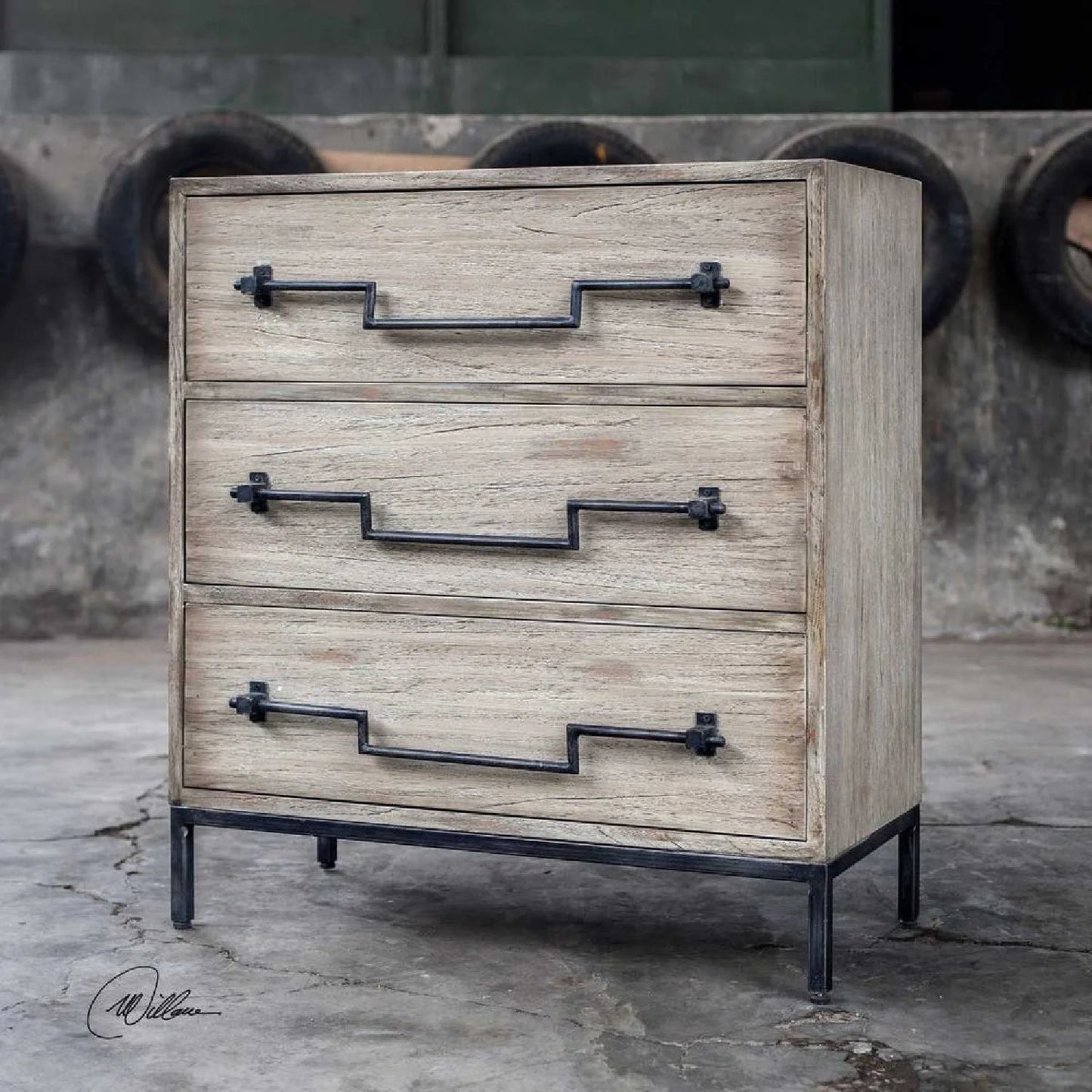 Luxury Modern Mango Wood Chest European Style for Villa