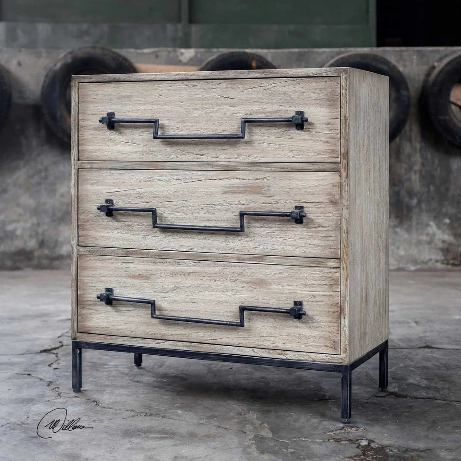 Luxury Modern Mango Wood Chest European Style for Villa