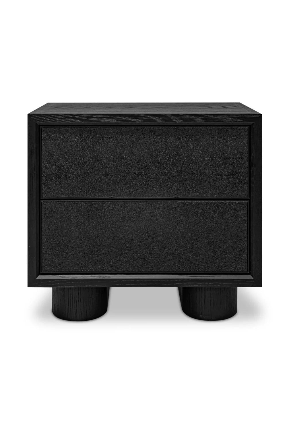 Luxury Modern Marcelle Shagreen Nightstand European Style for Villa
