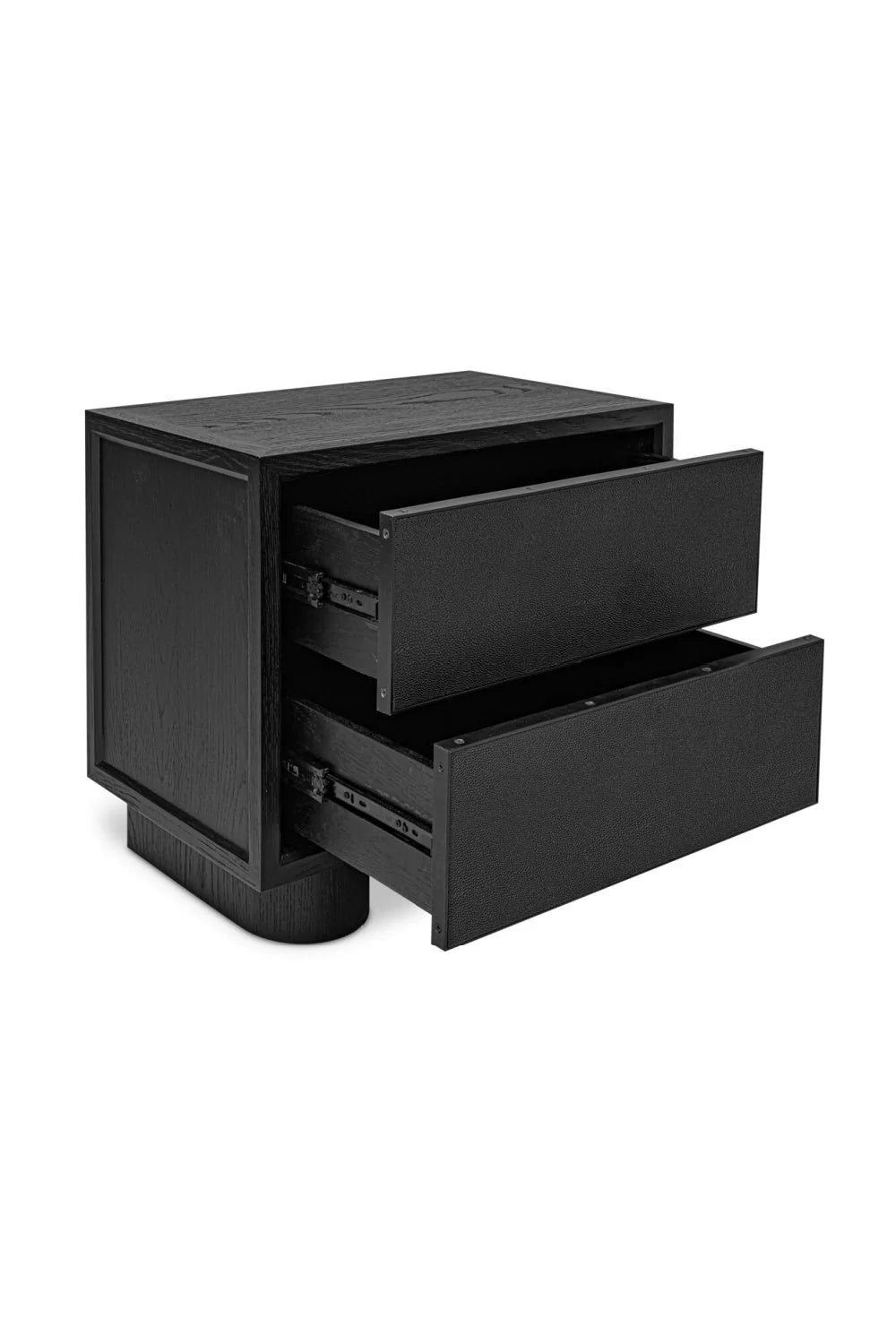 Luxury Modern Marcelle Shagreen Nightstand European Style for Villa