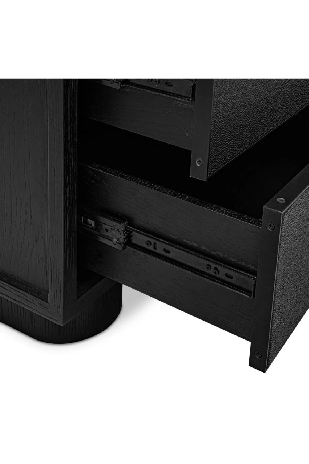Luxury Modern Marcelle Shagreen Nightstand European Style for Villa