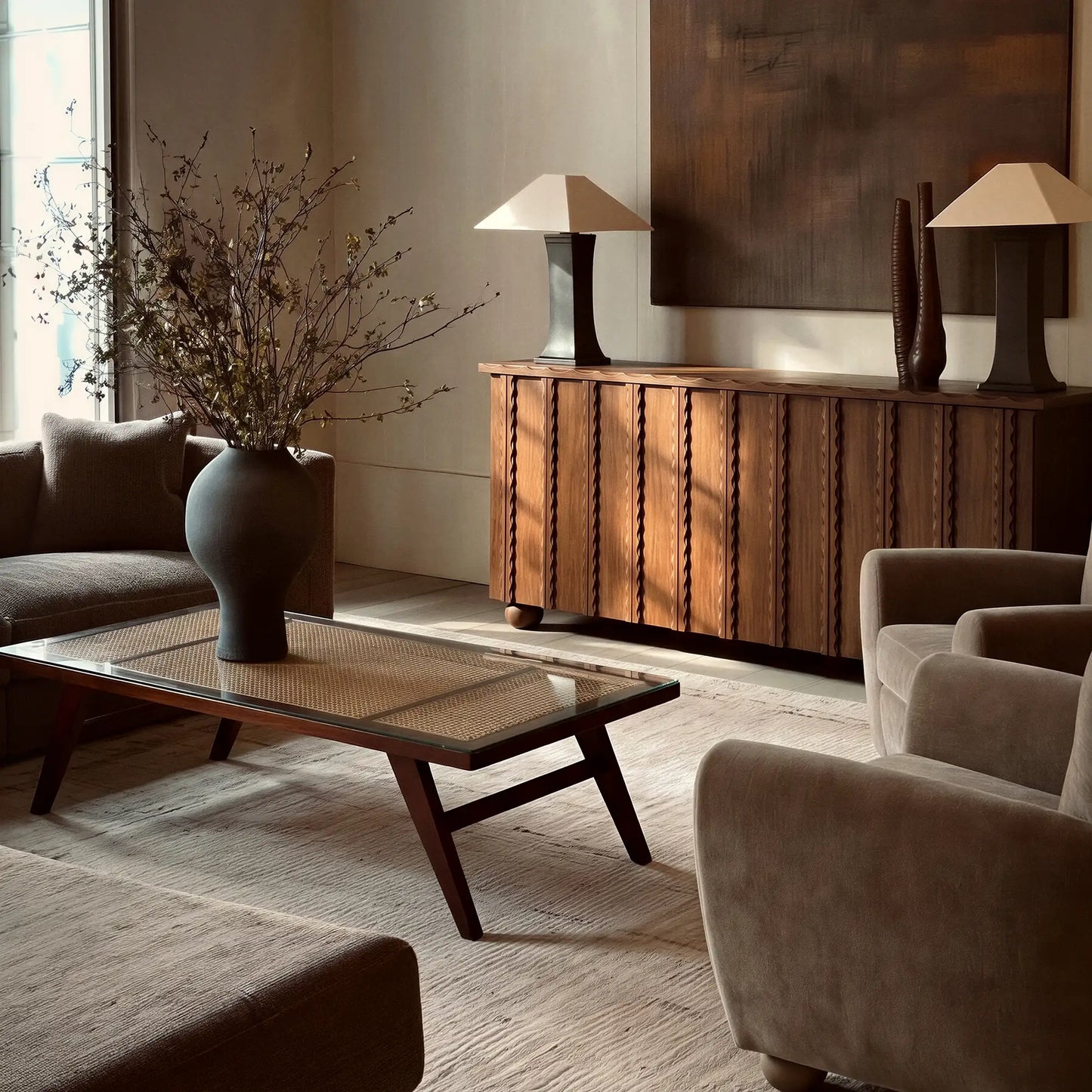Luxury Modern Marchand Cabinet European Style for Villa
