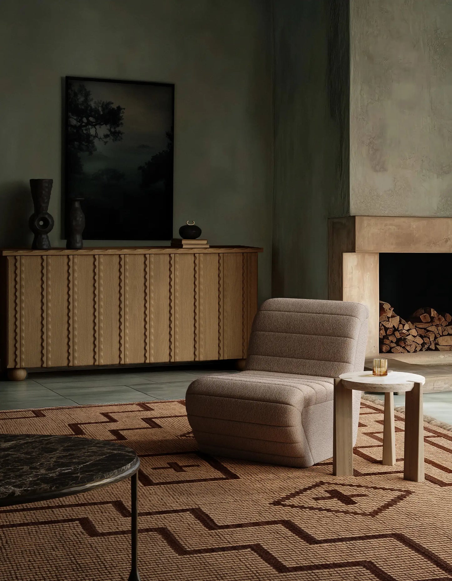 Luxury Modern Marchand Cabinet European Style for Villa