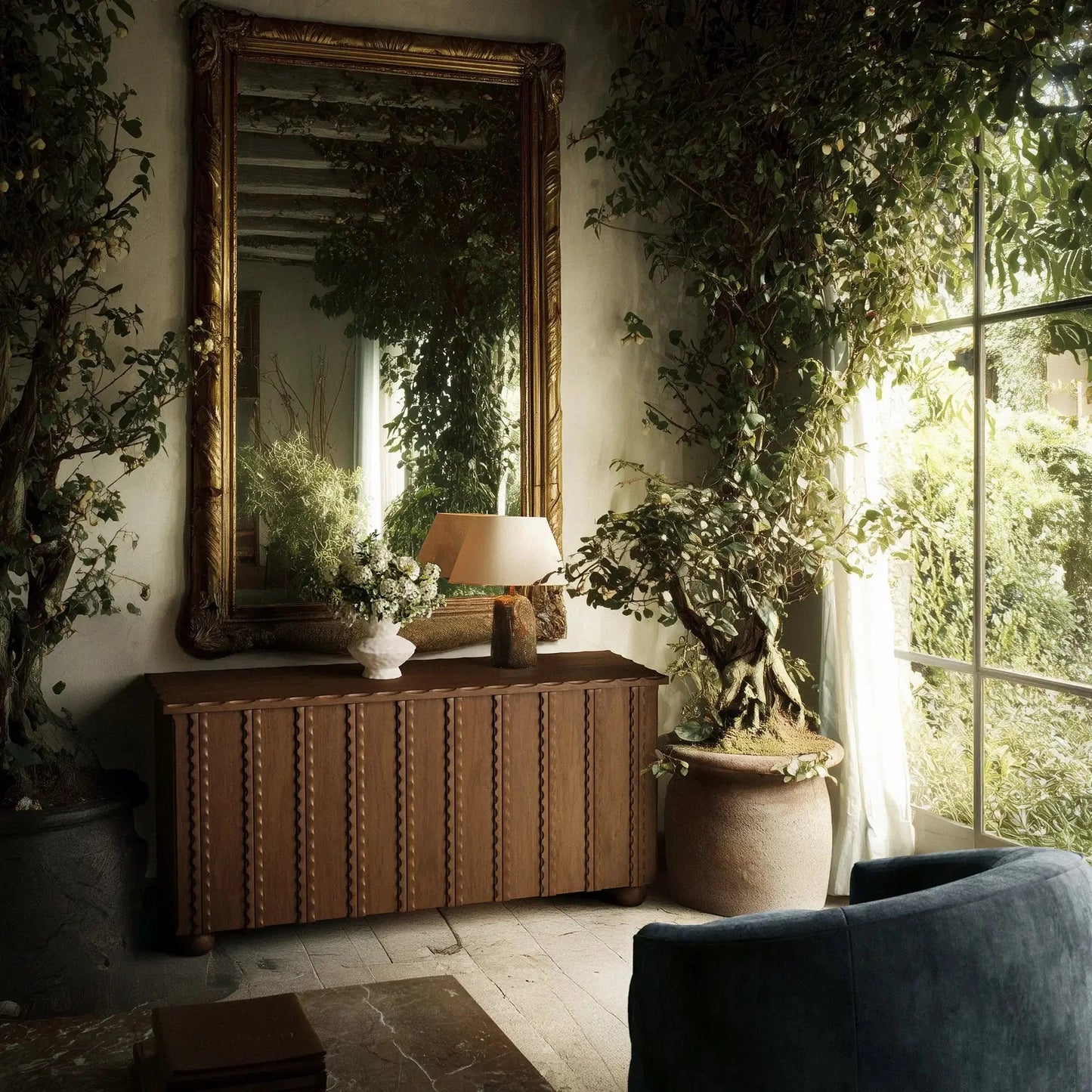 Luxury Modern Marchand Cabinet European Style for Villa