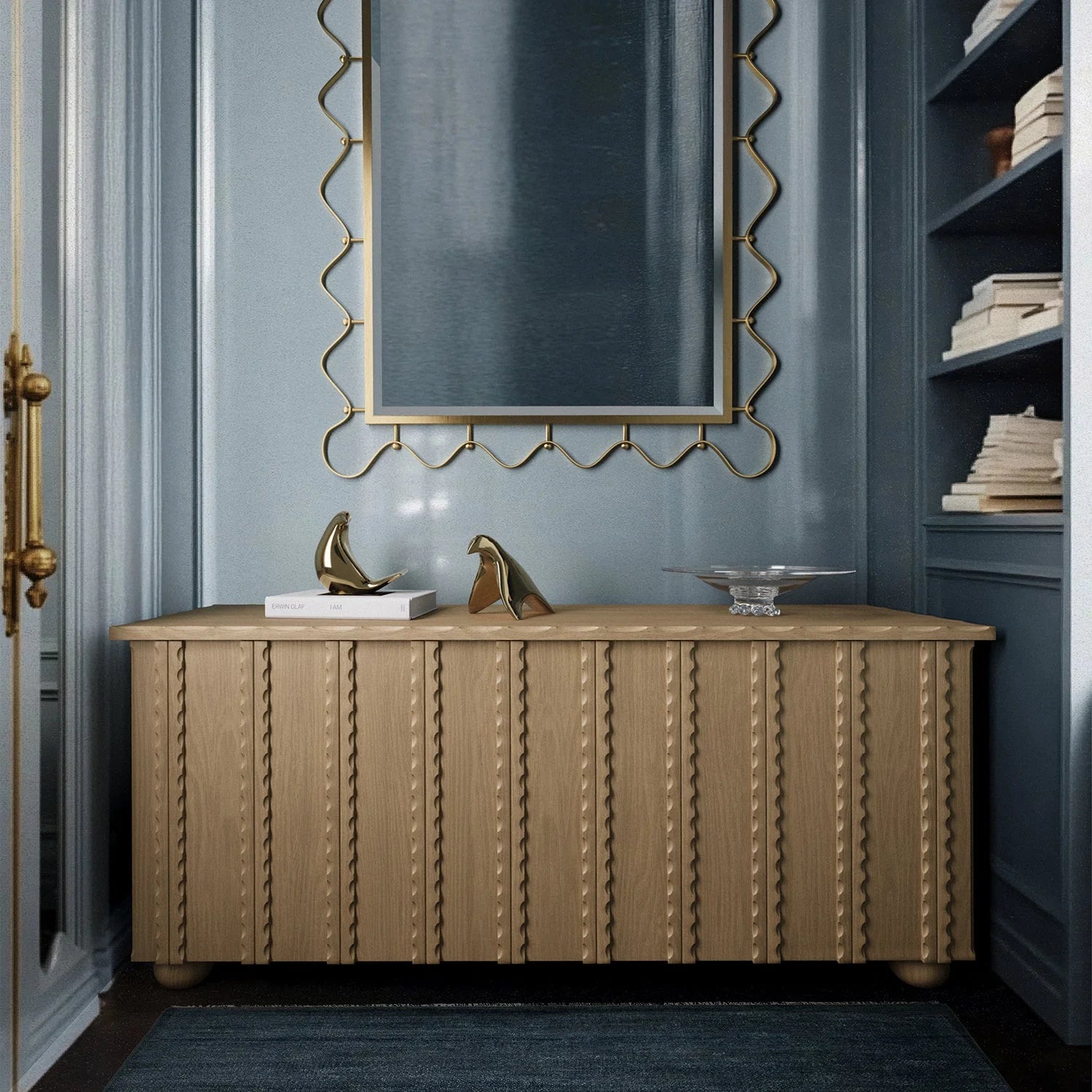 Luxury Modern Marchand Cabinet European Style for Villa