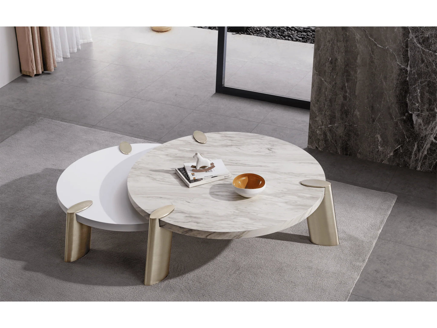 Luxury Modern Marek Coffee Table European Style for Villa