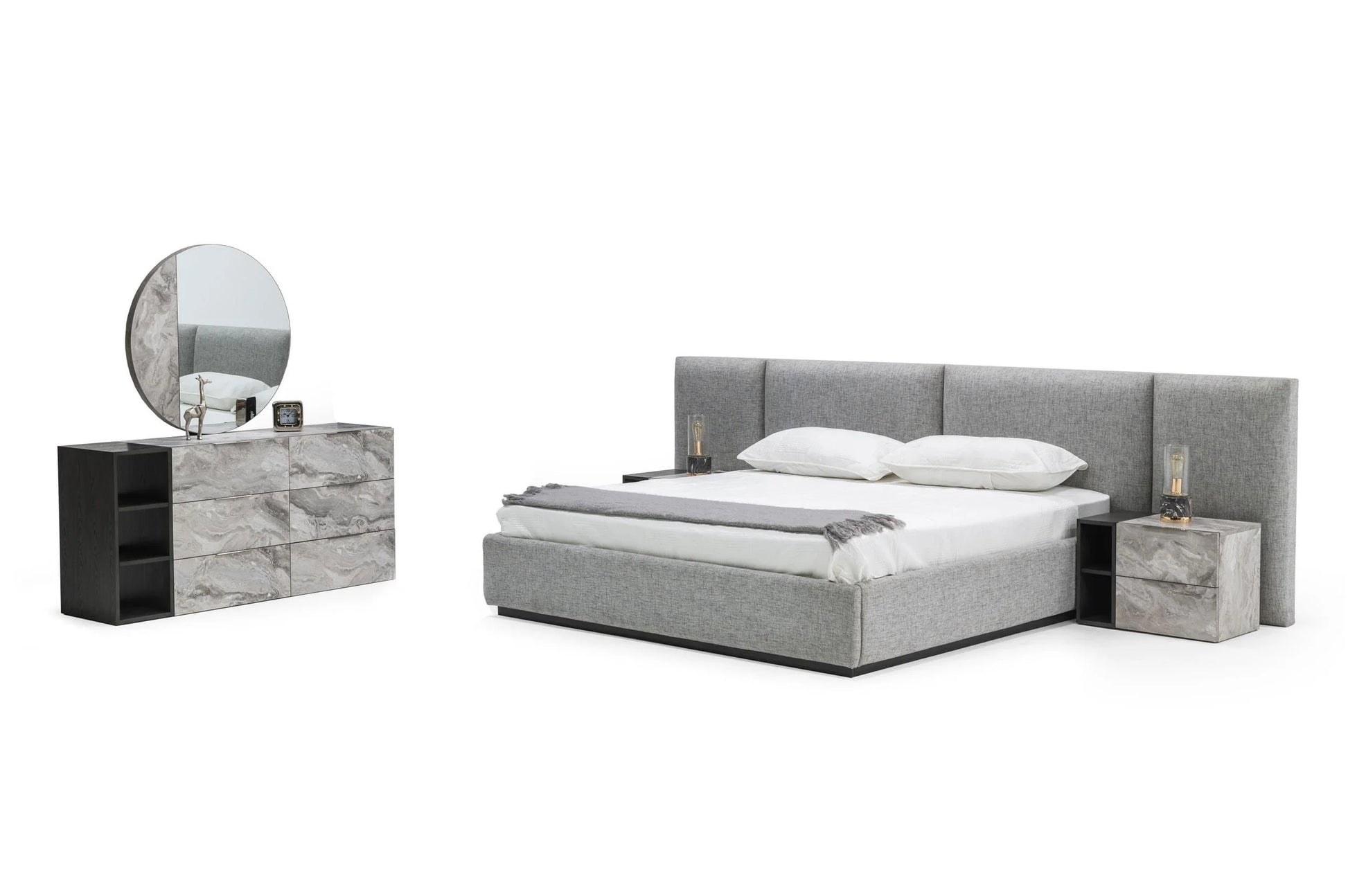 Luxury Modern Mariana Bedroom Set European Style for Villa