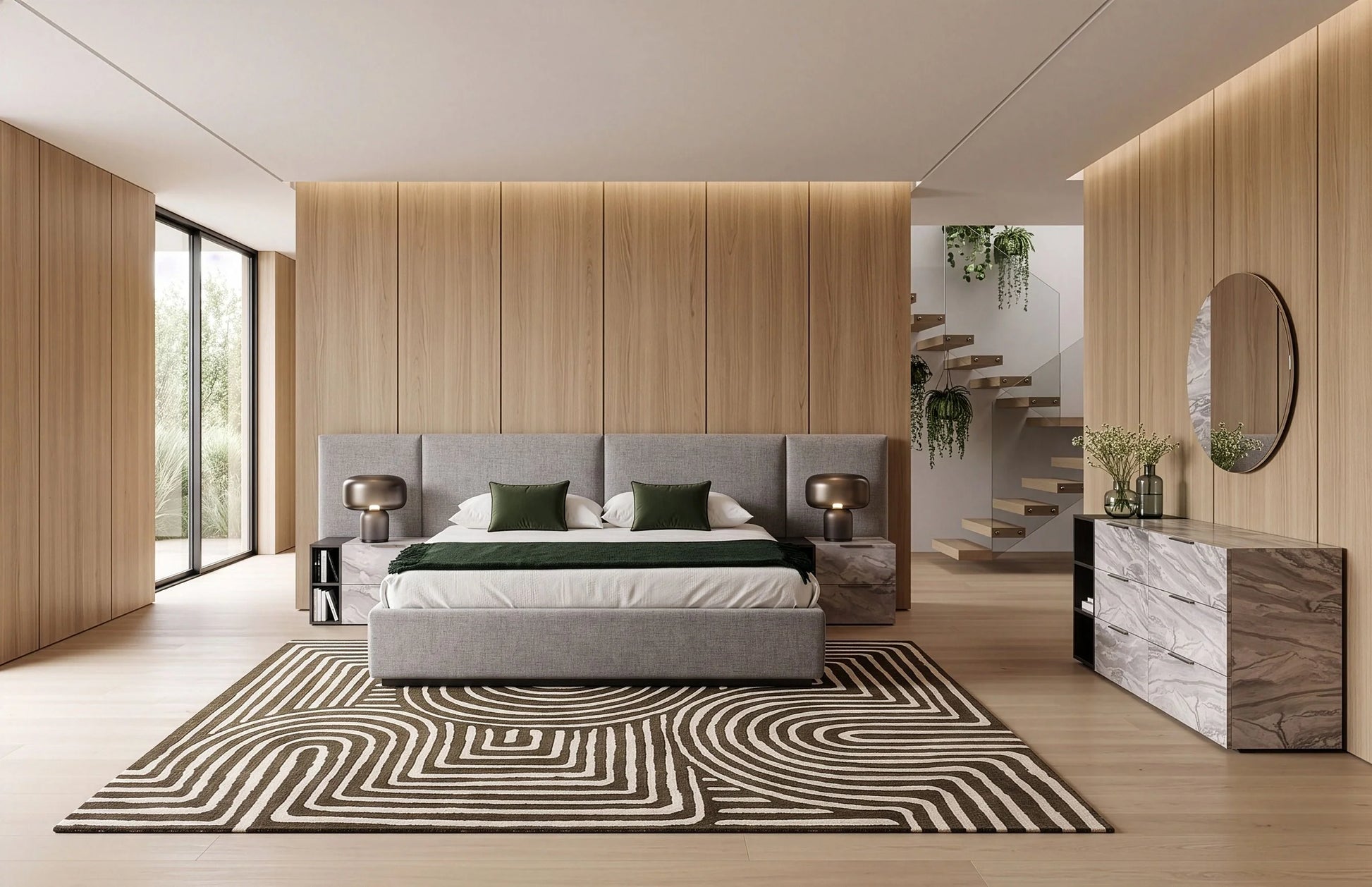 Luxury Modern Mariana Bedroom Set European Style for Villa