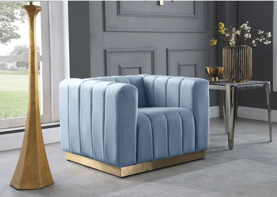 Luxury Modern Marlo Accent Chair European Style for Villa