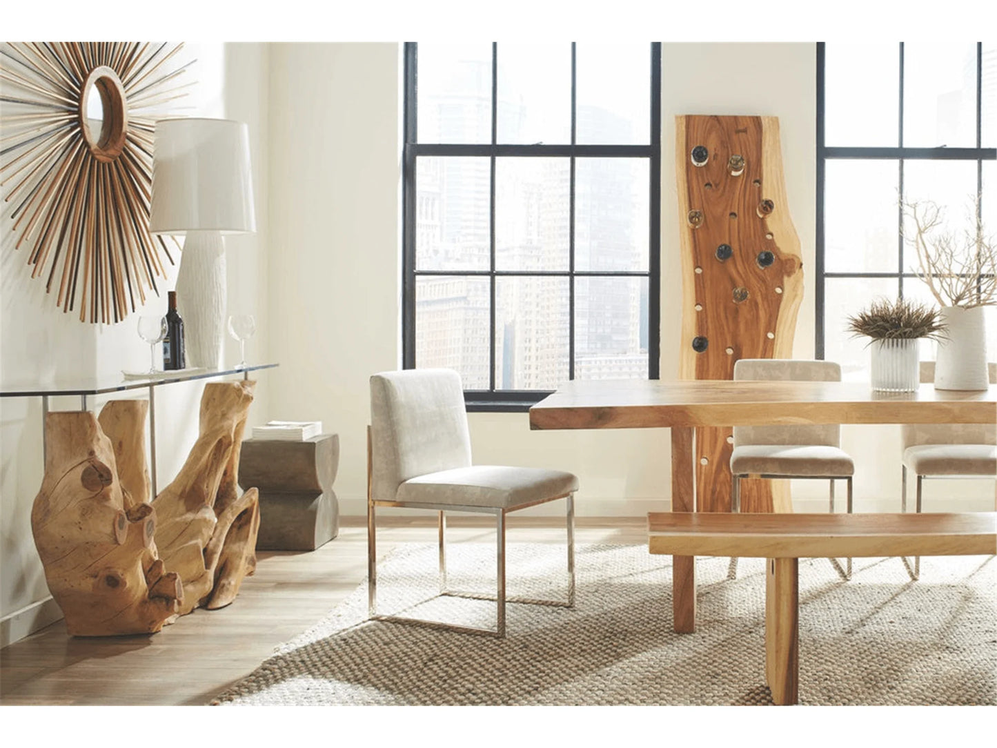 Luxury Modern Mateo Freeform Dining Table European Style for Villa